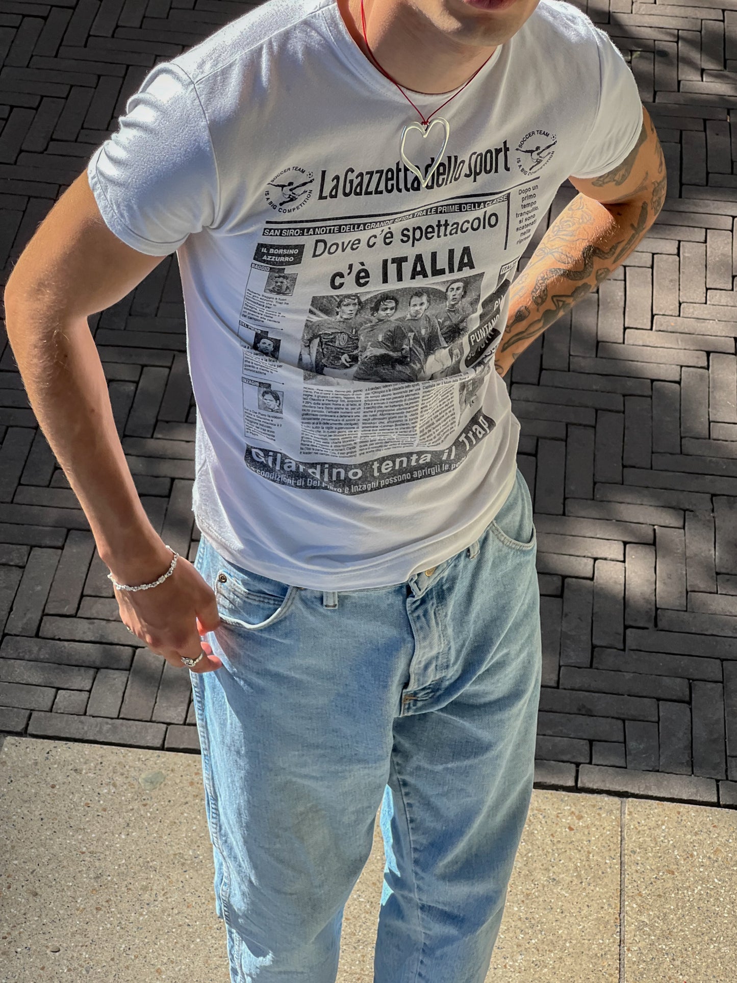 La Gazetta White T-shirt