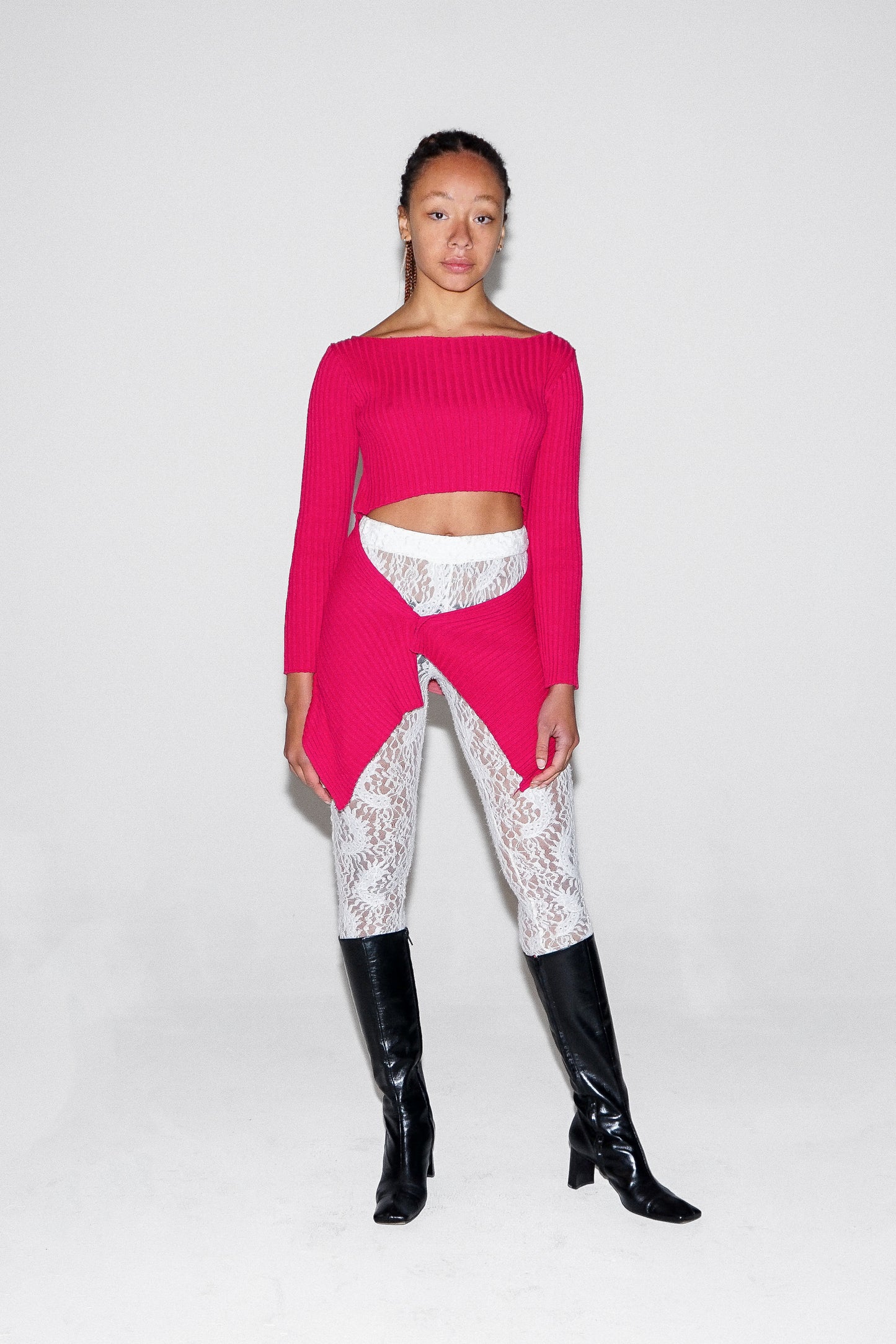 Knitted Cut Out Top