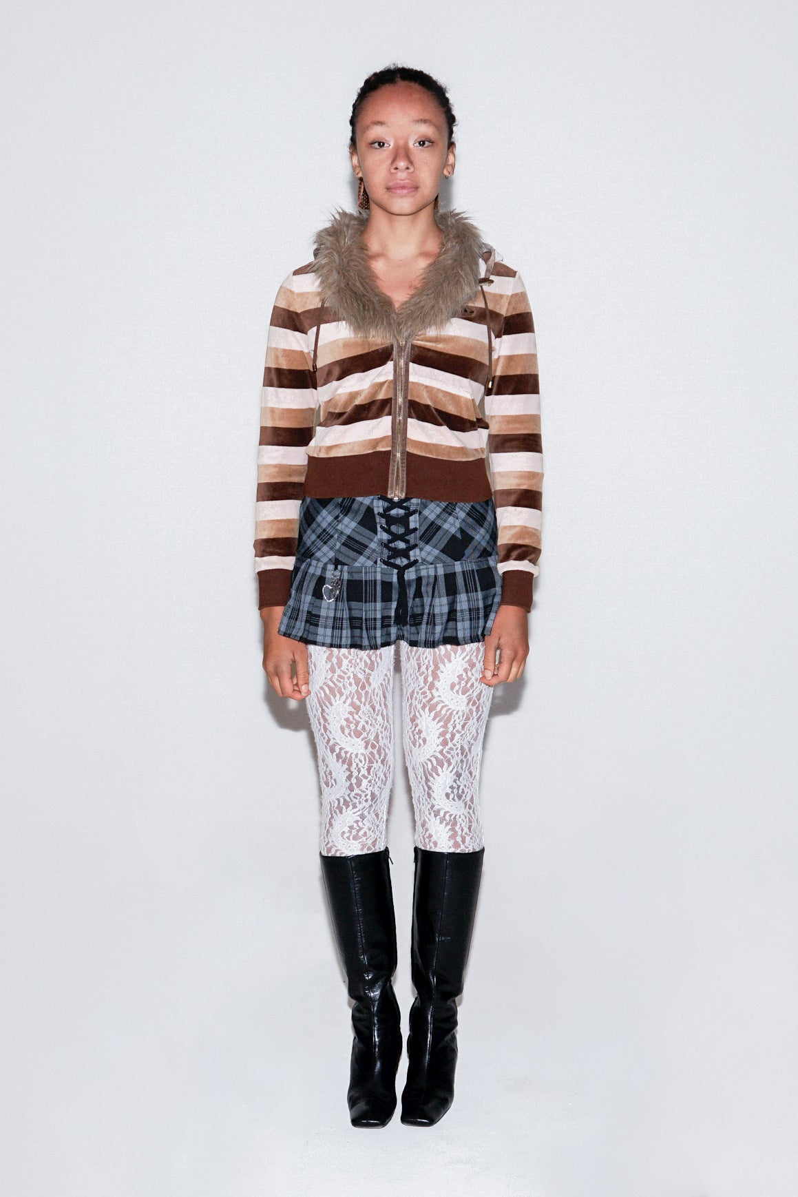 Plaid Mini Skirt