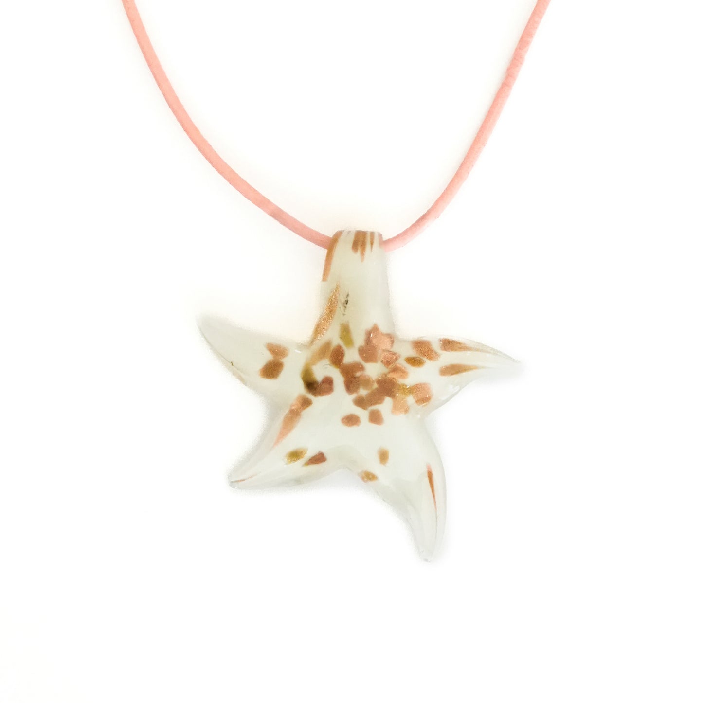 White Starfish Necklace