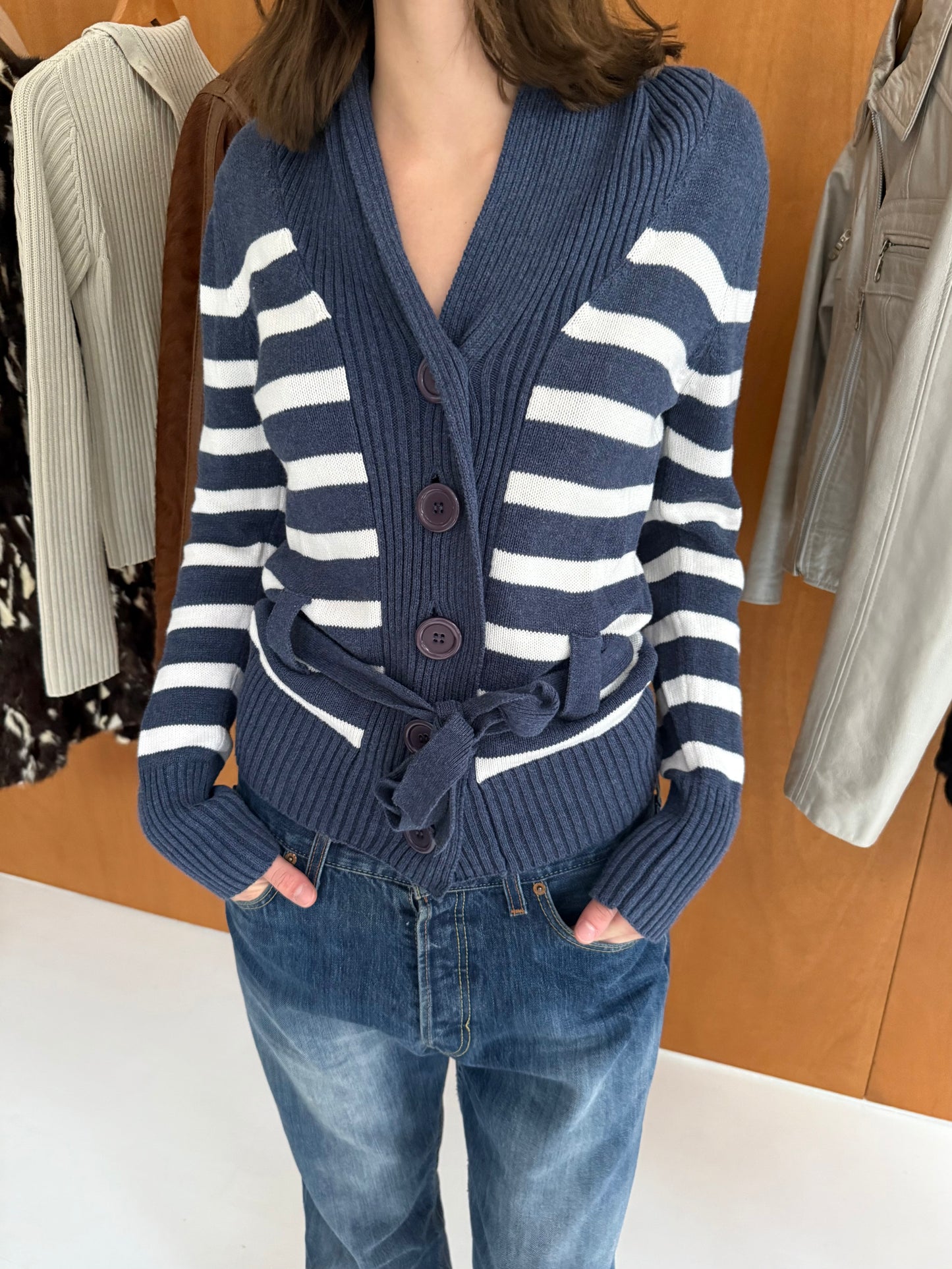 Striped Cardigan