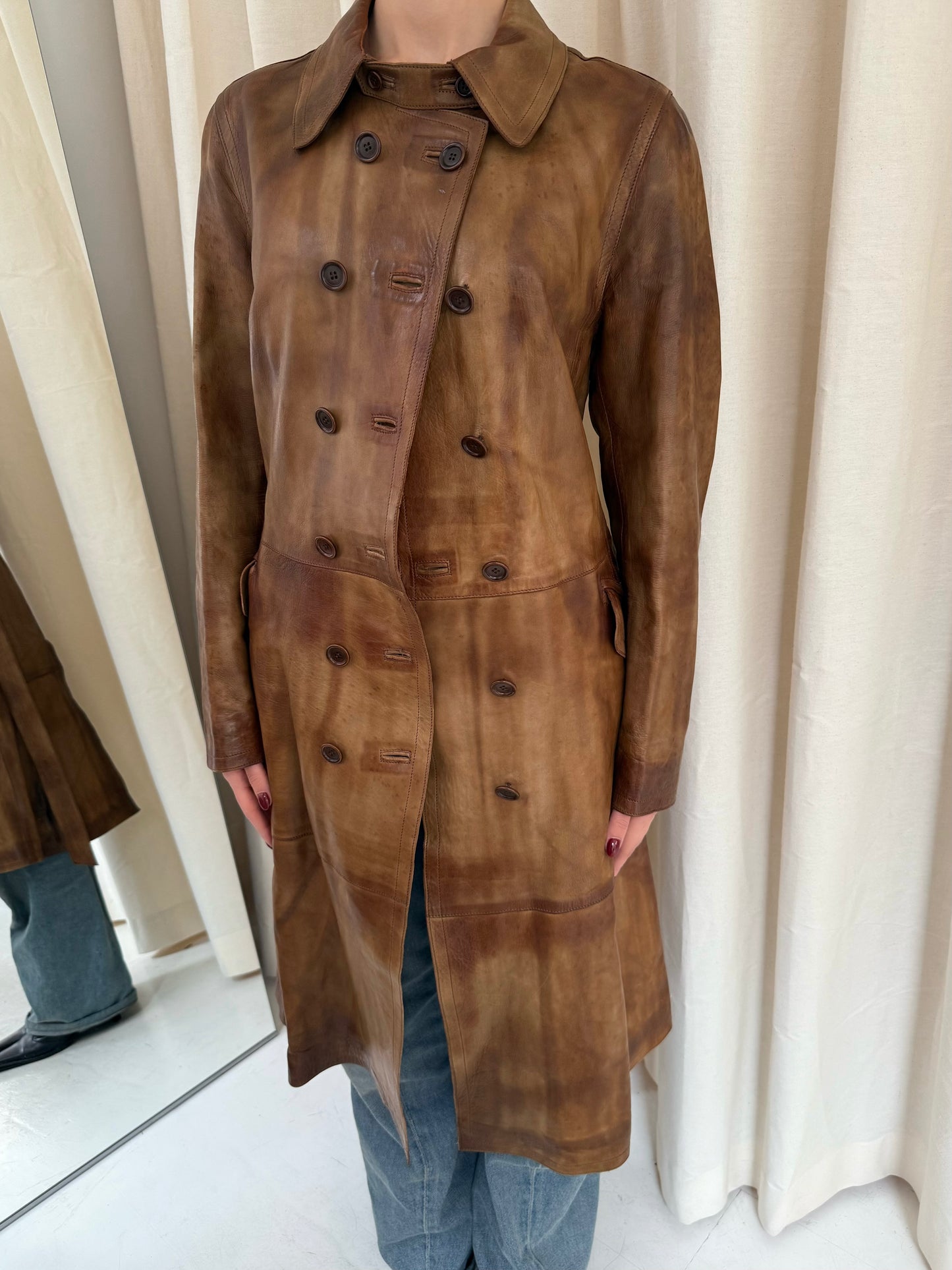 Leather Trenchcoat