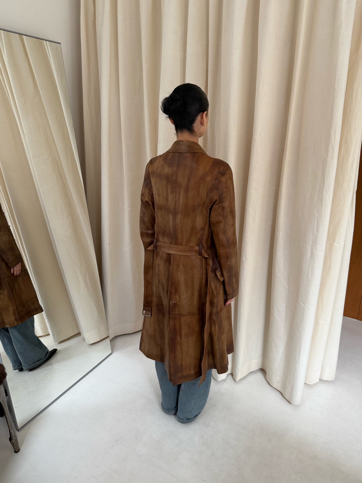 Leather Trenchcoat