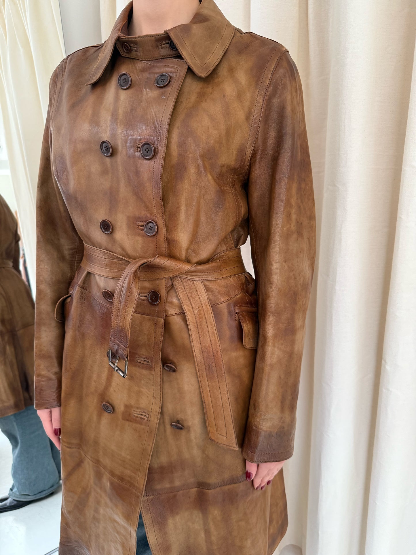Leather Trenchcoat