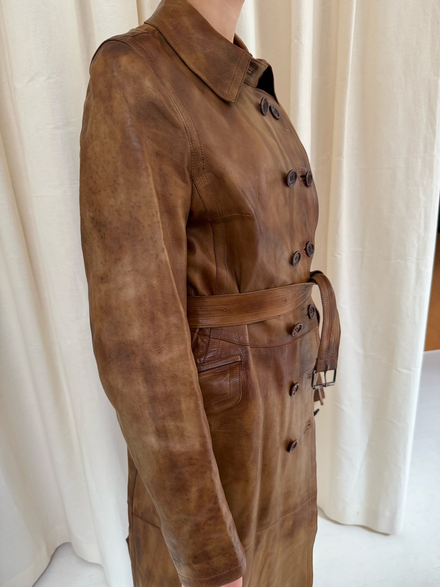 Leather Trenchcoat