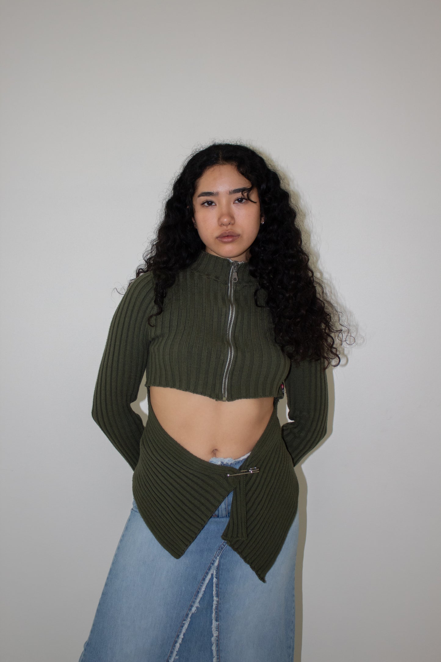 Knitted Cut Out Top