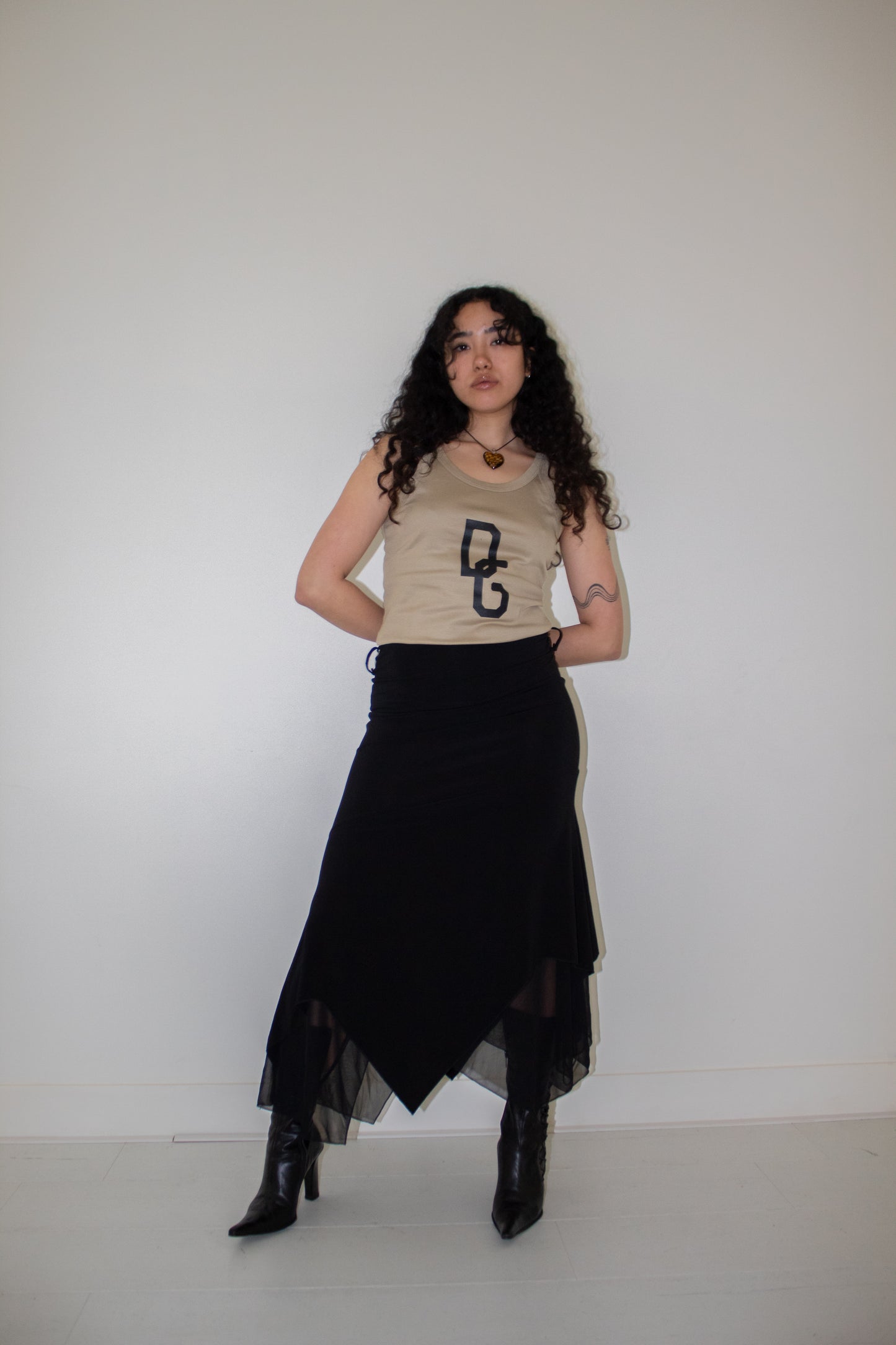 Black Flow Skirt