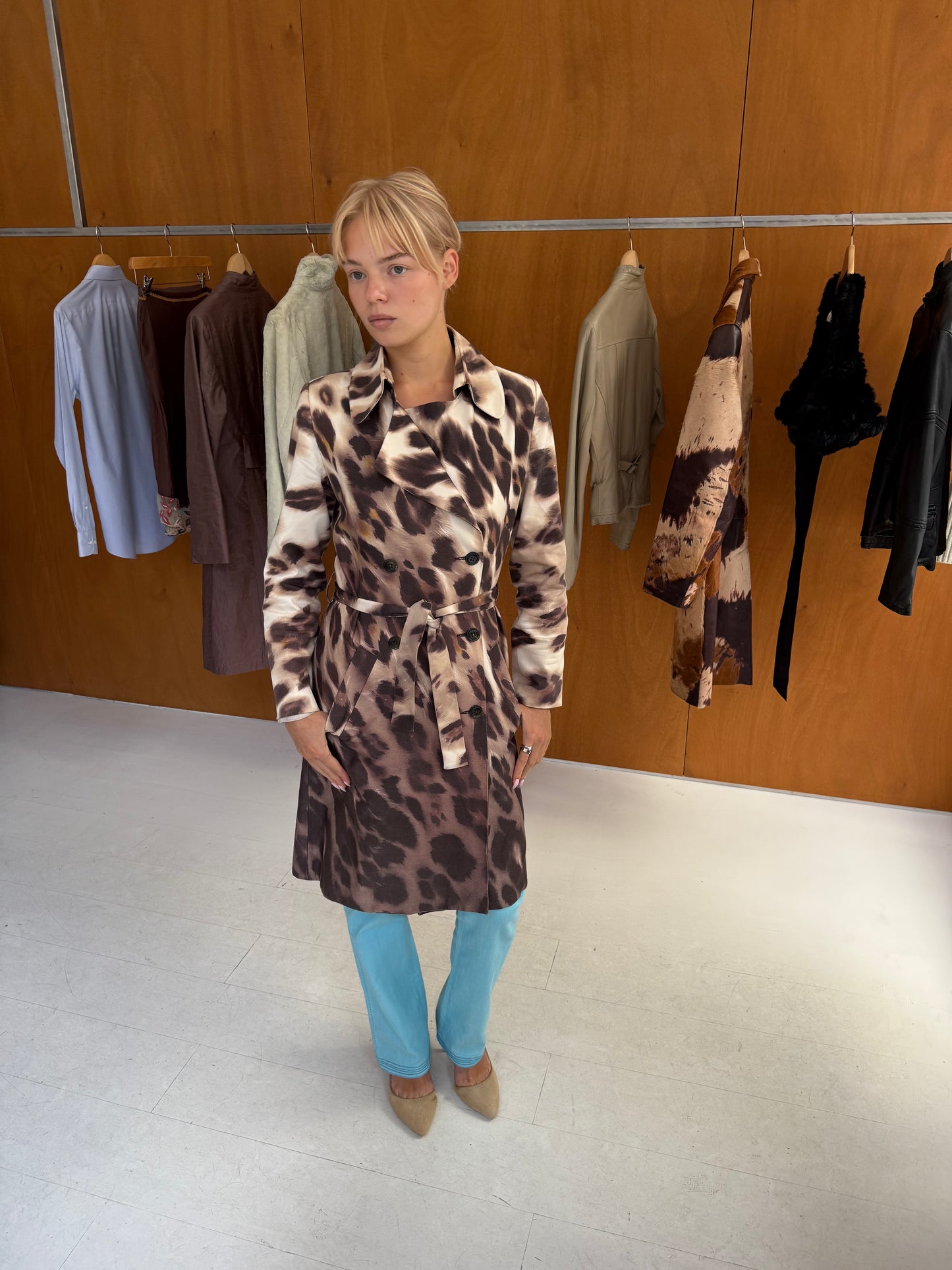 Leopard Trenchcoat