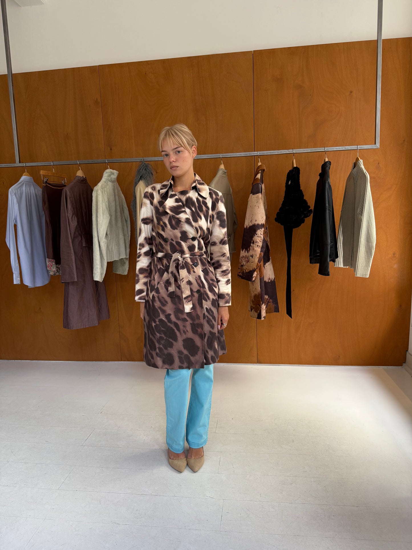 Leopard Trenchcoat