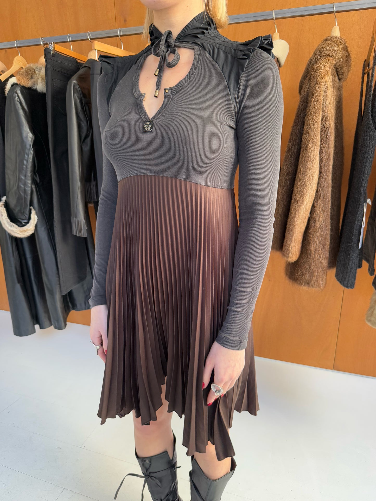 Pleated Dress