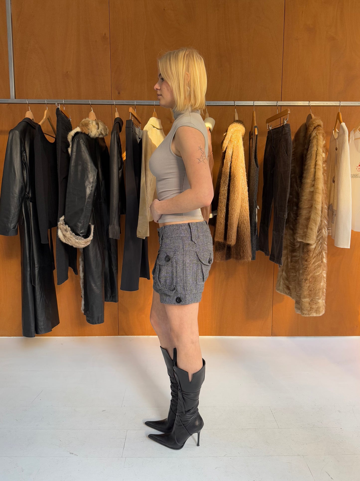 Tweed Shorts