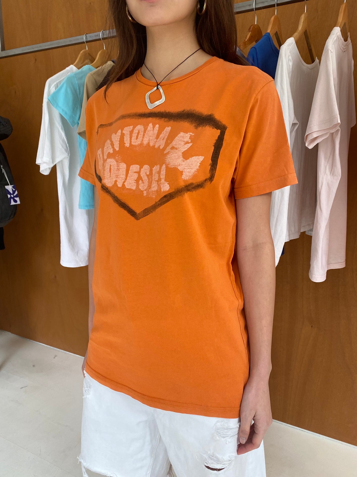 Dark Orange Diesel T-shirt