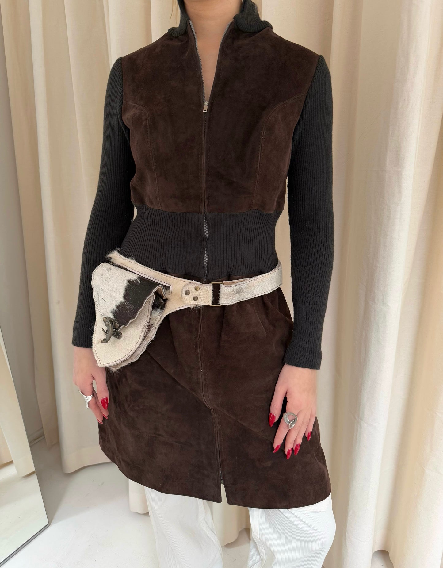 Suede Dress