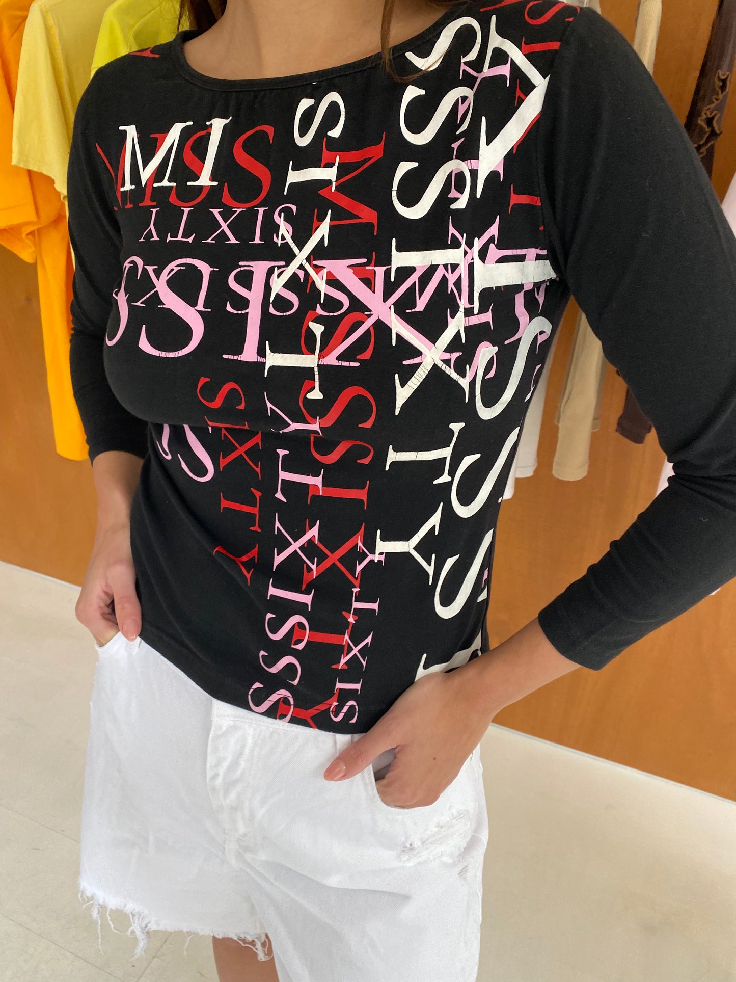 Miss Sixty Graphic Longsleeve T-shirt
