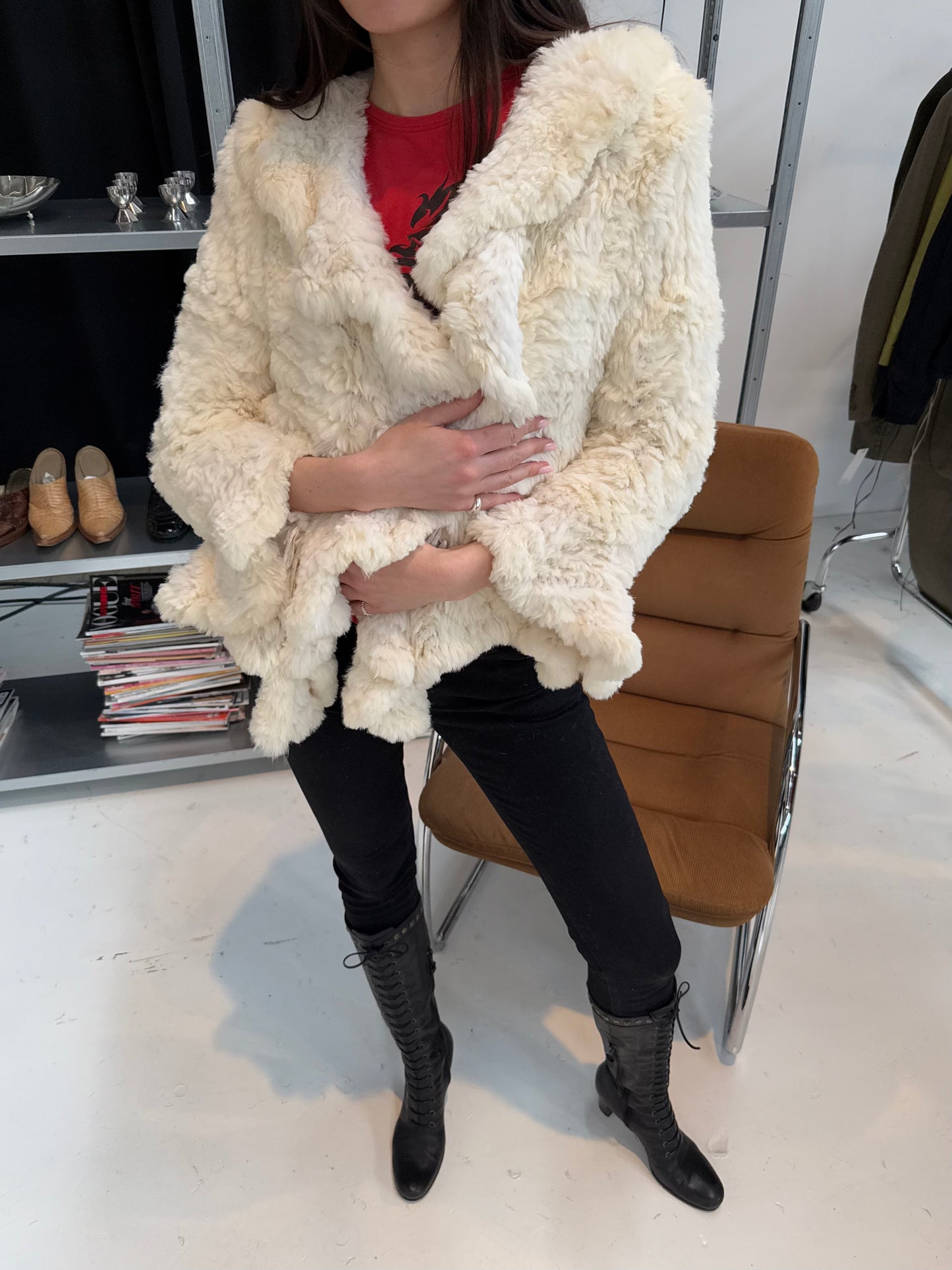 Fur Cardigan