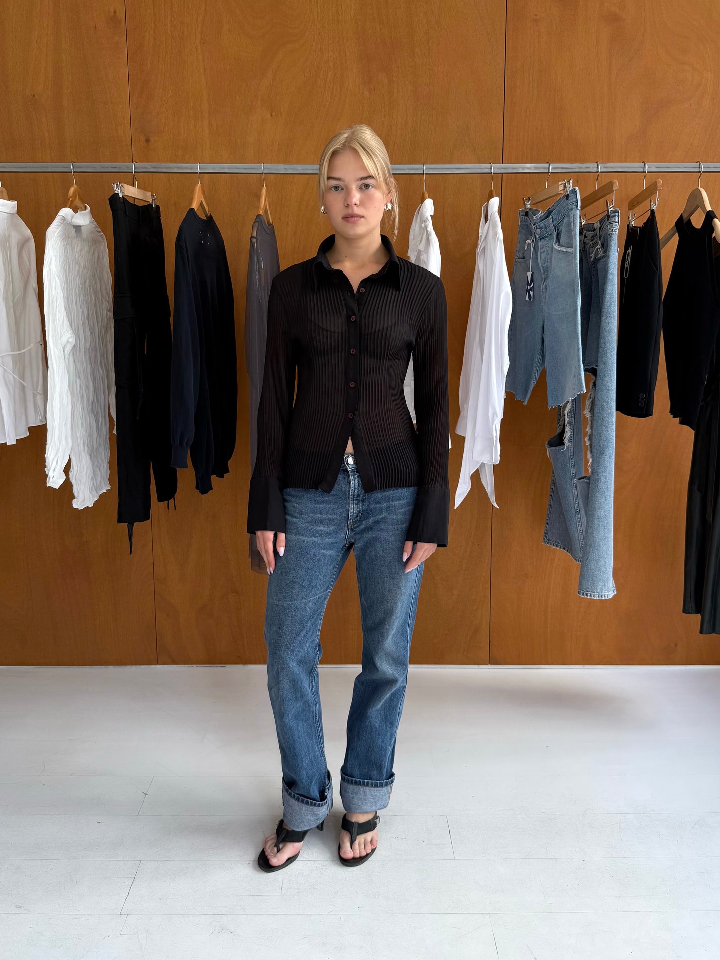 Pleated Blouse