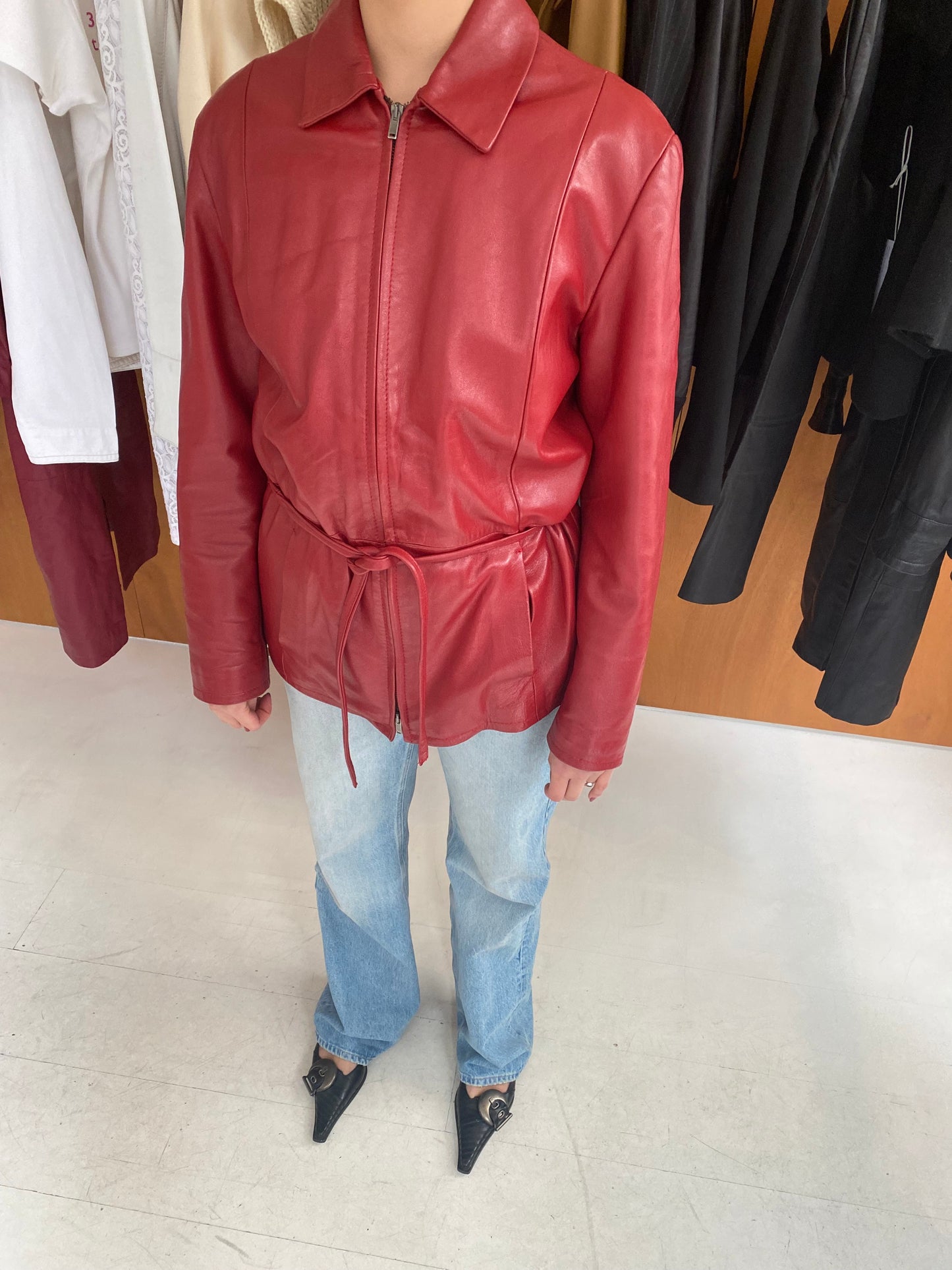 Red Leather Jacket