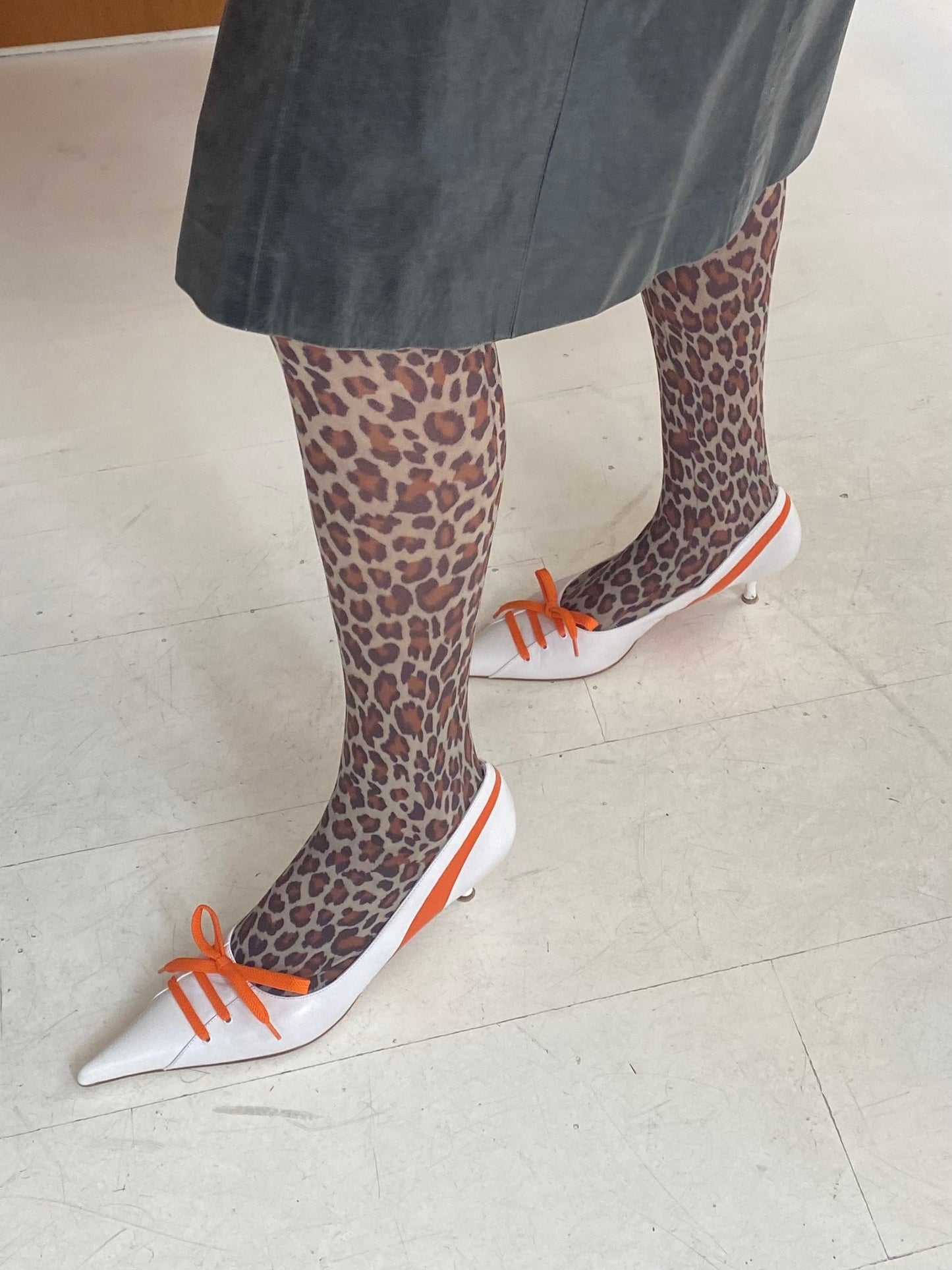 Laced Kitten Heels