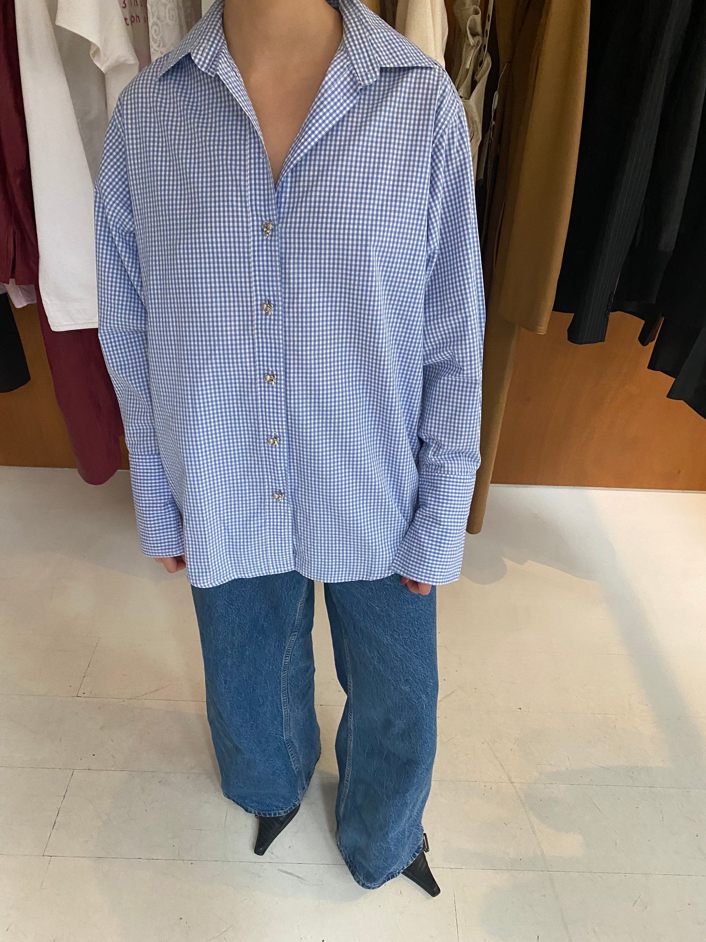 Checkered Teddy Shirt