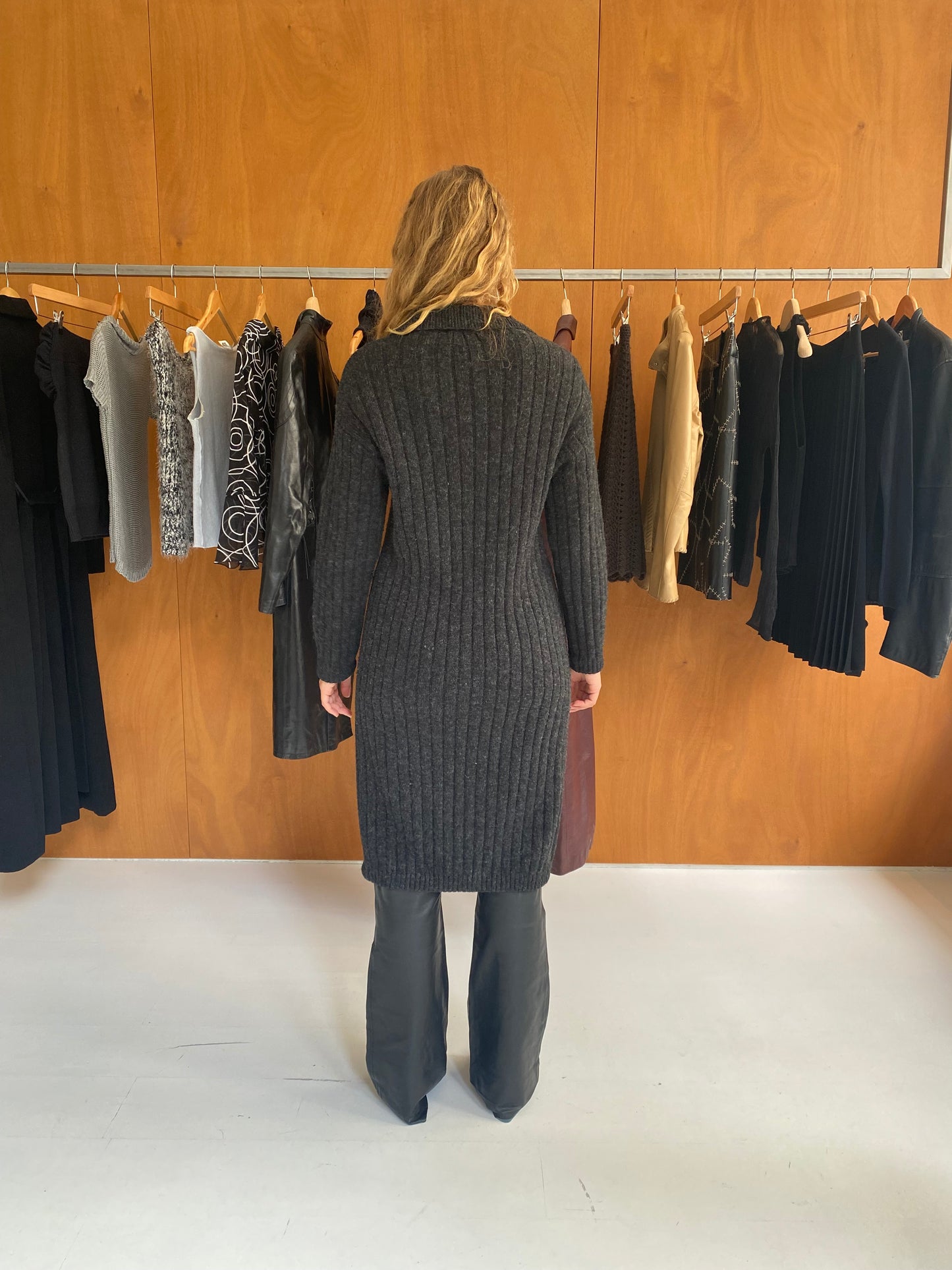 Long Wool Cardigan