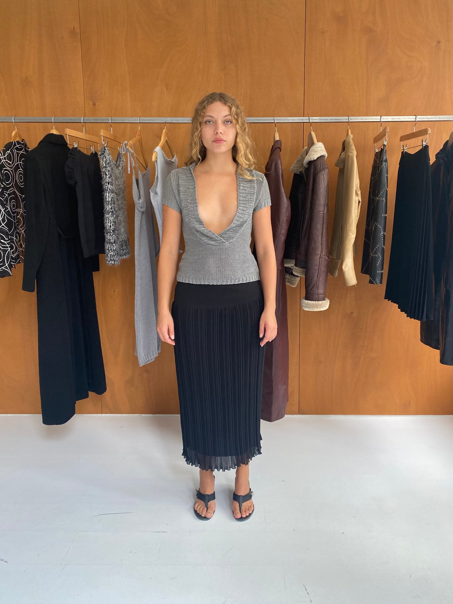 Plisse Skirt