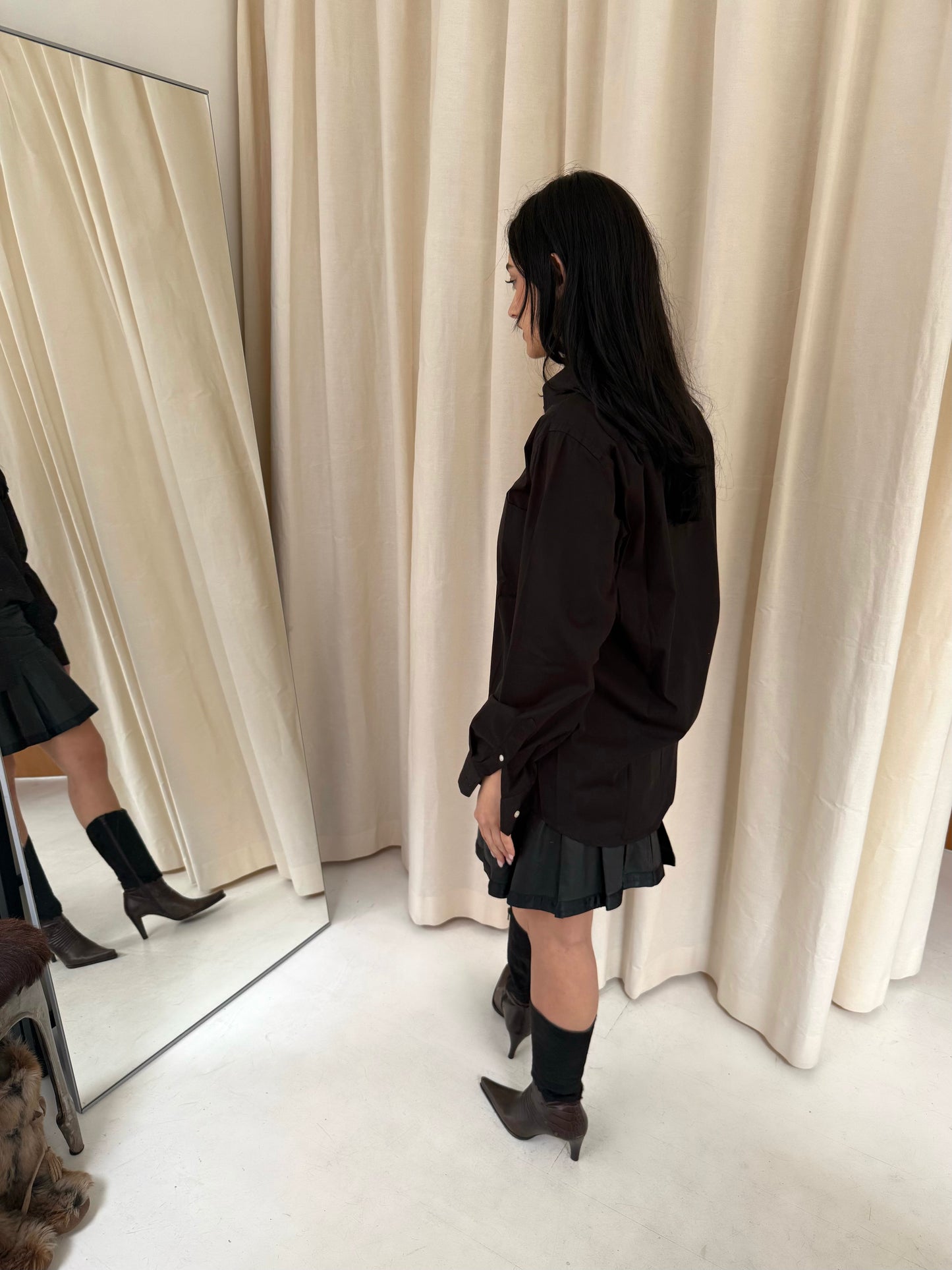 Leather Mini Skirt