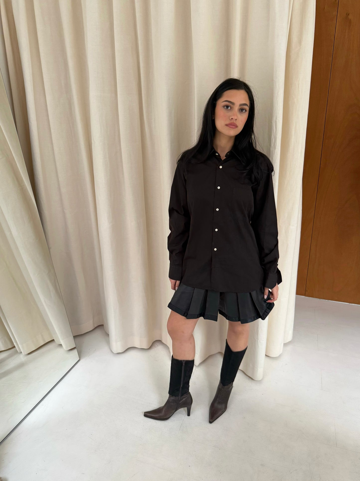 Leather Mini Skirt