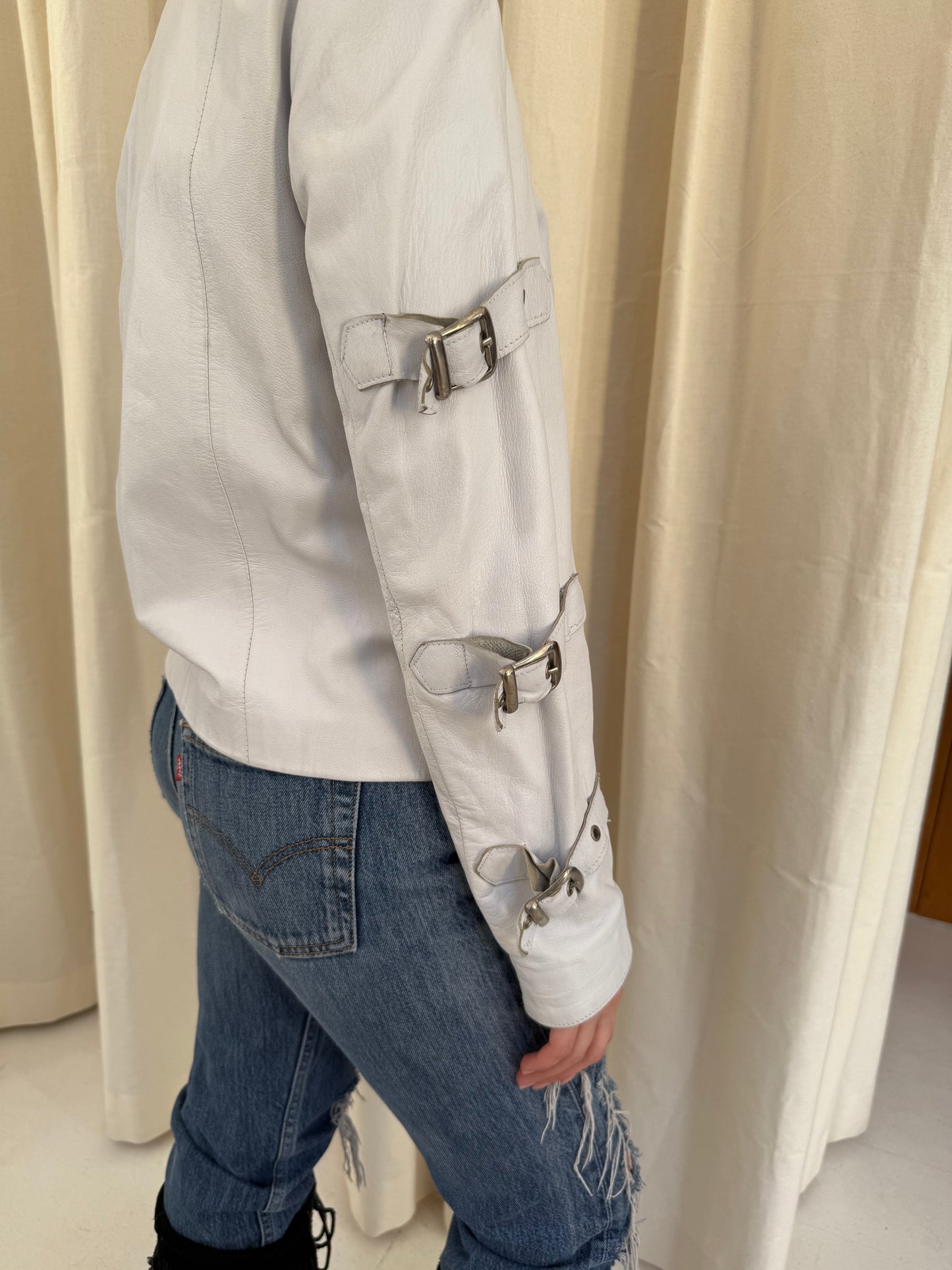 Leather Buckle Jacket