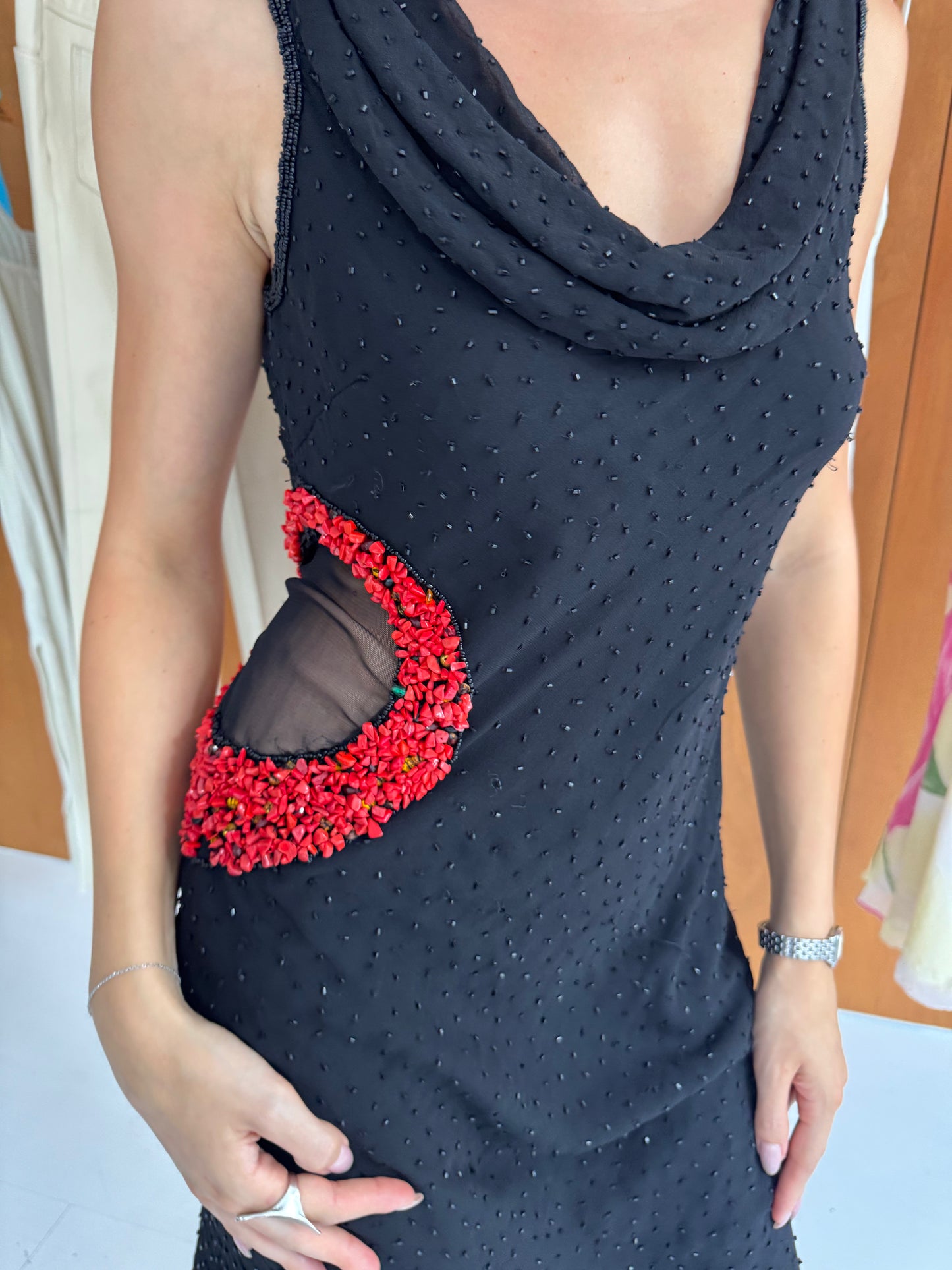 Embellished Midi Dress