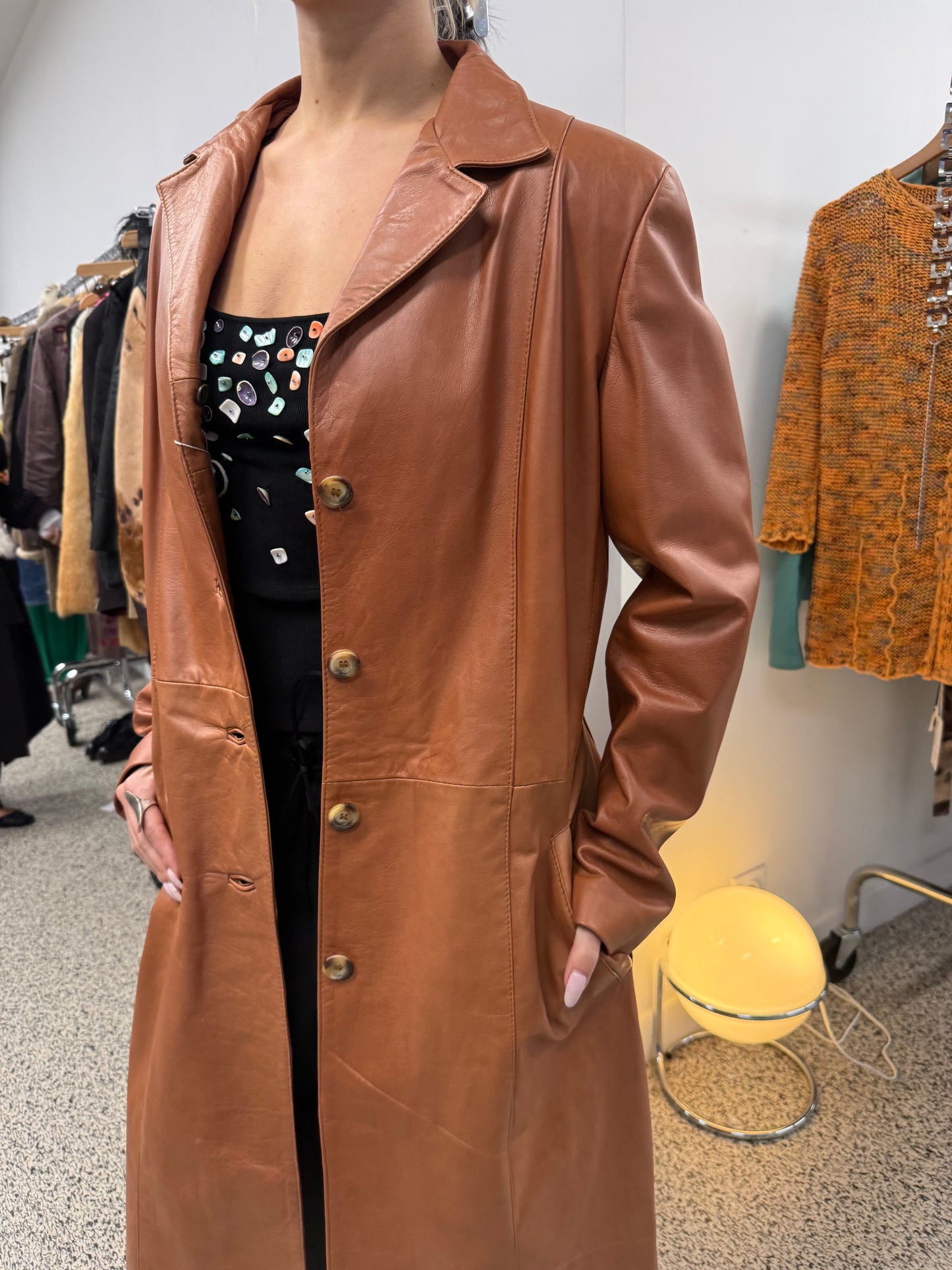 Leather Coat