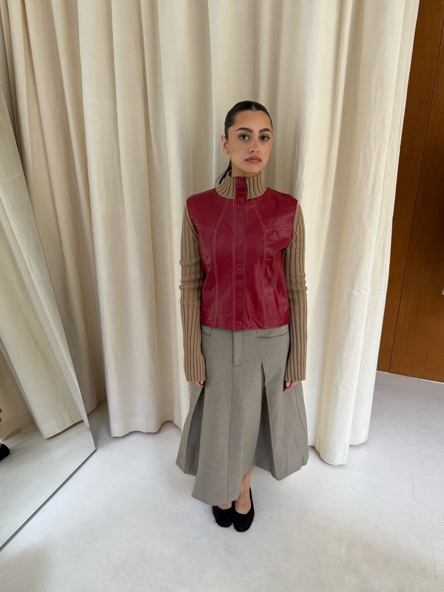 Wool & Leather Vest