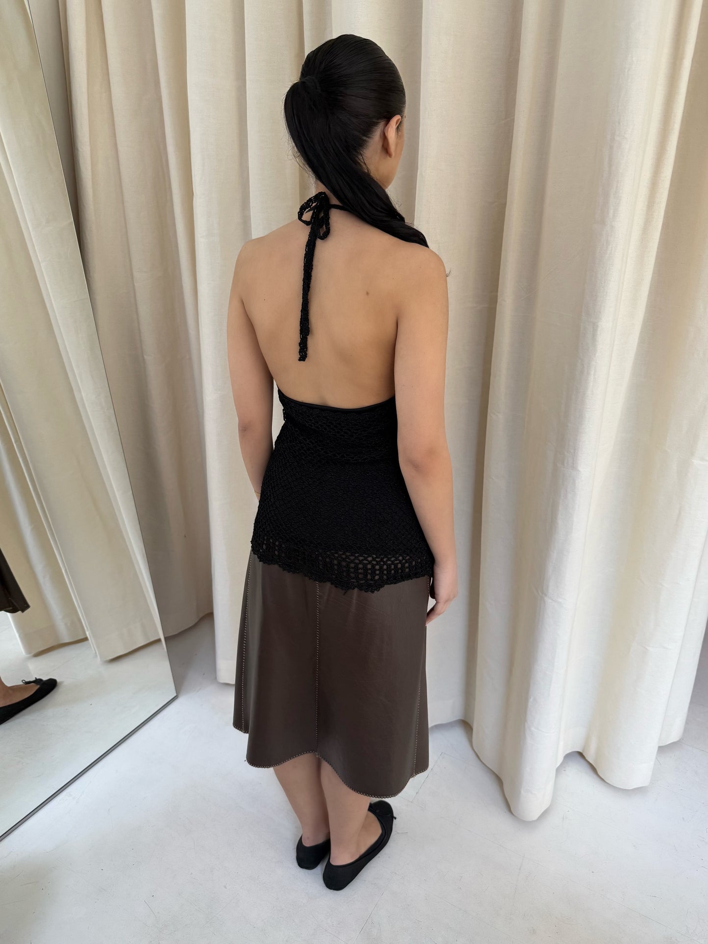 Beaded Halter Top