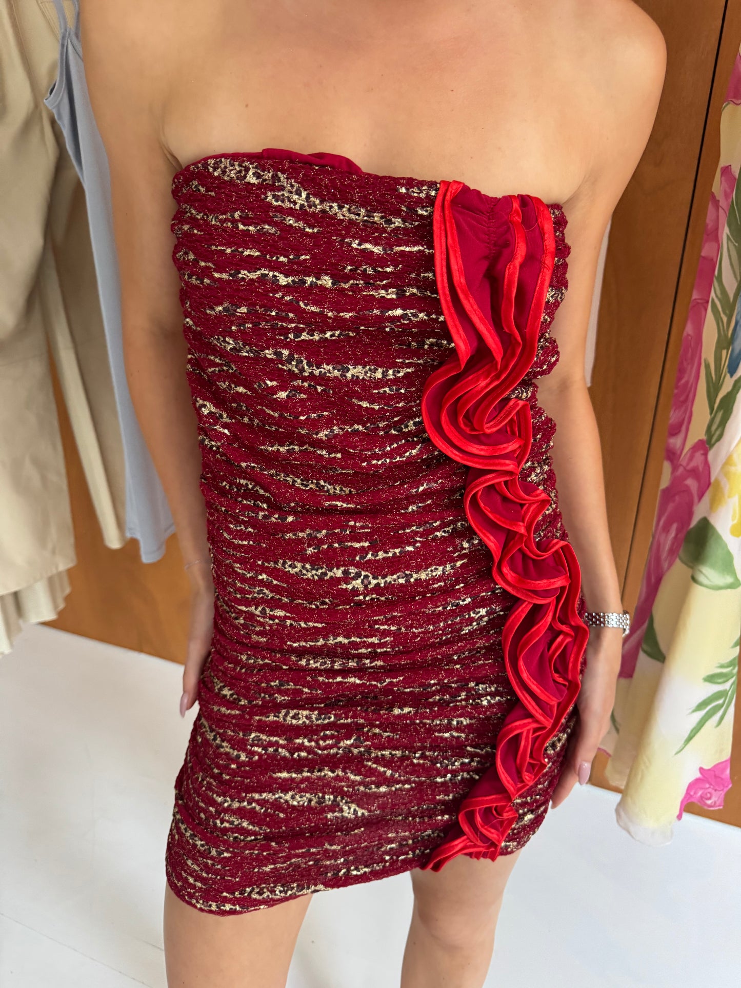 Strapless Mini Dress