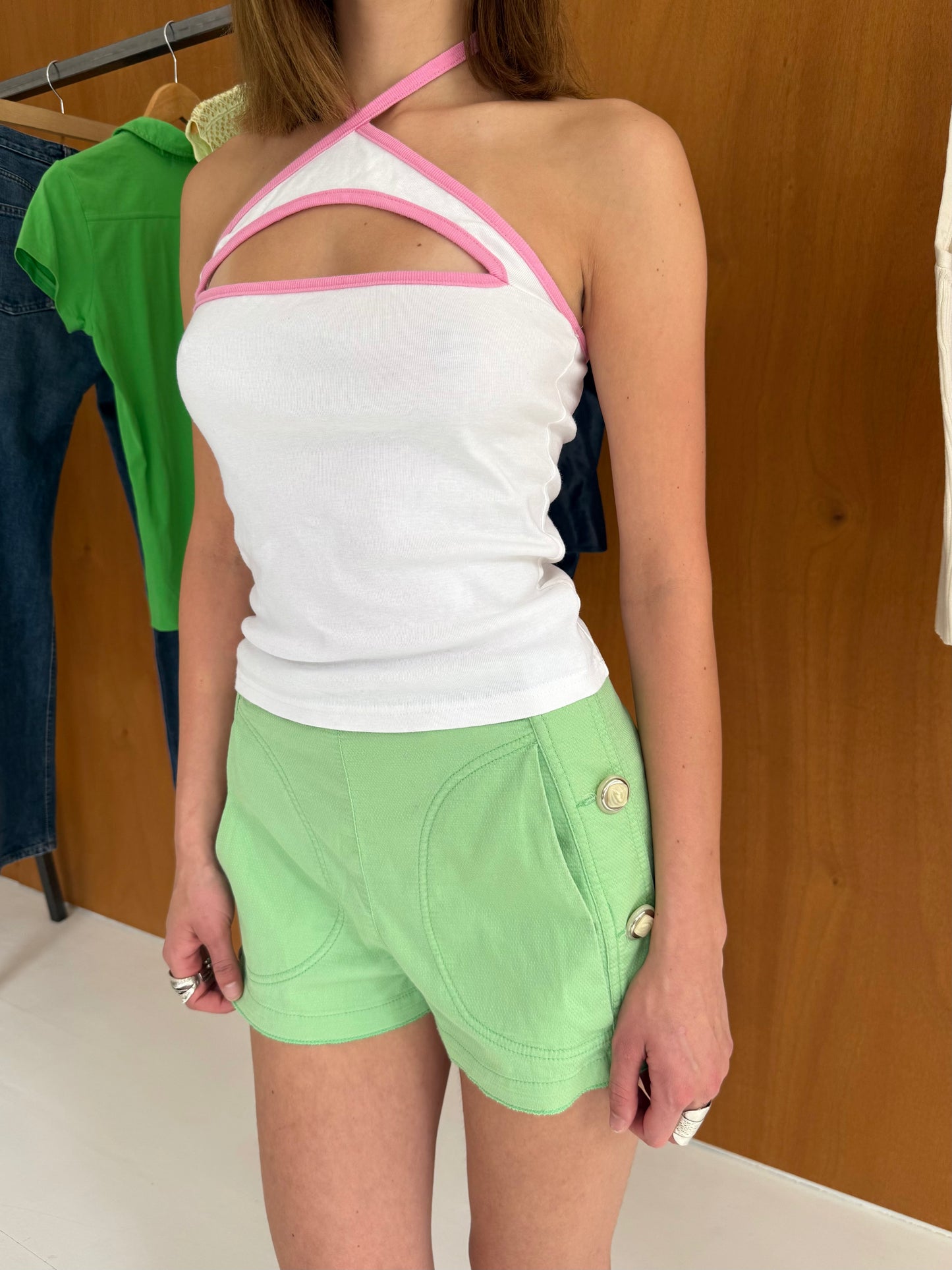 Cut Out Halter Top