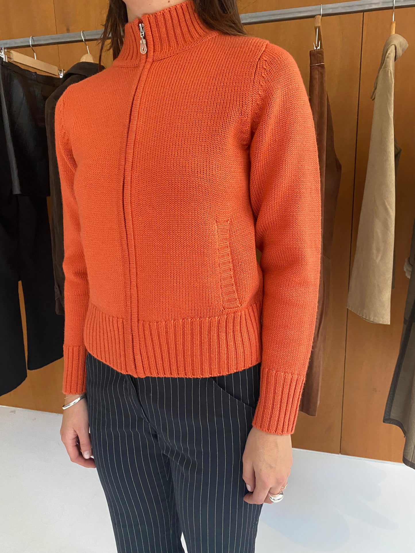 Wool Zip Sweater