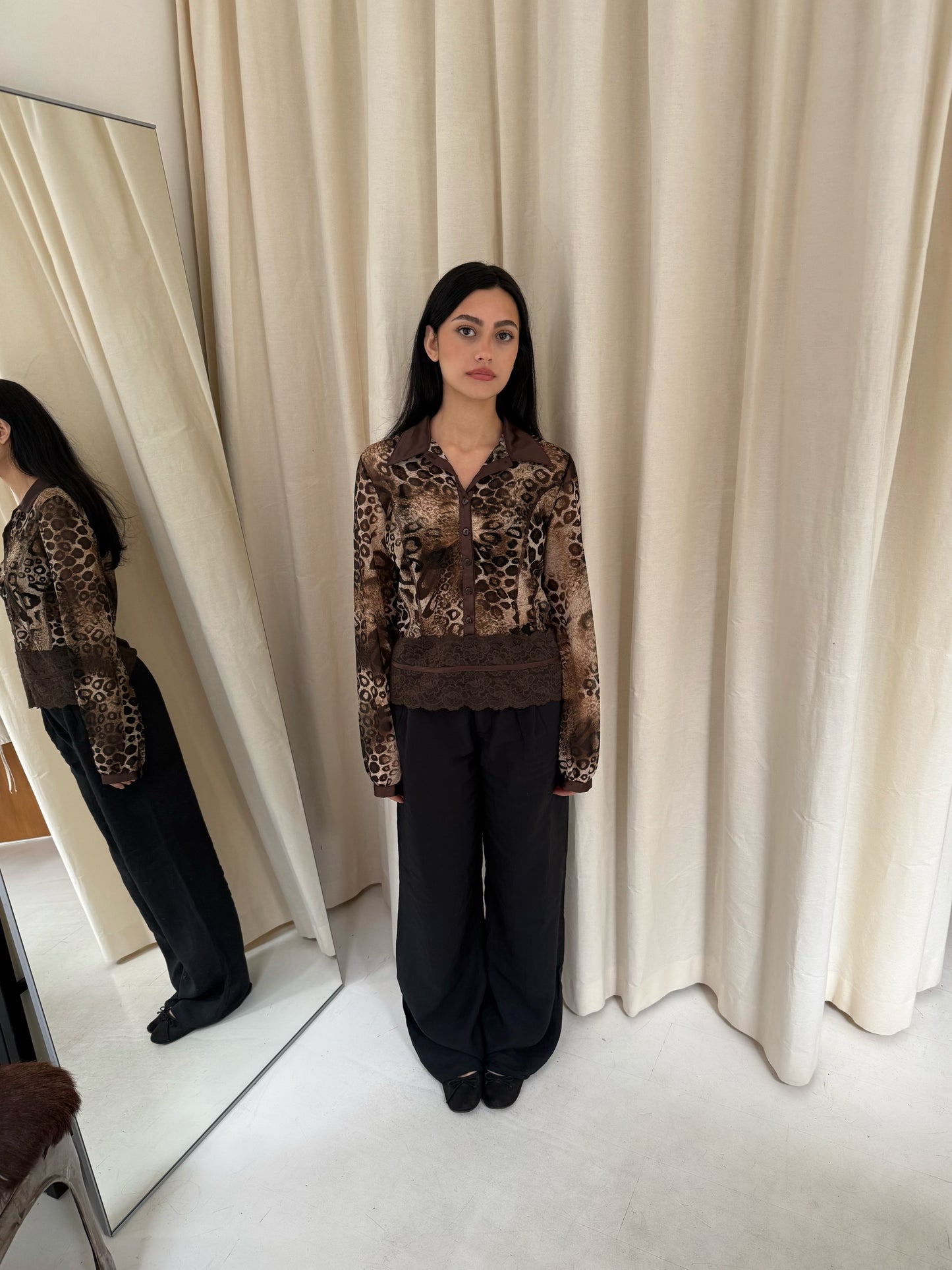 Leopard Print Blouse