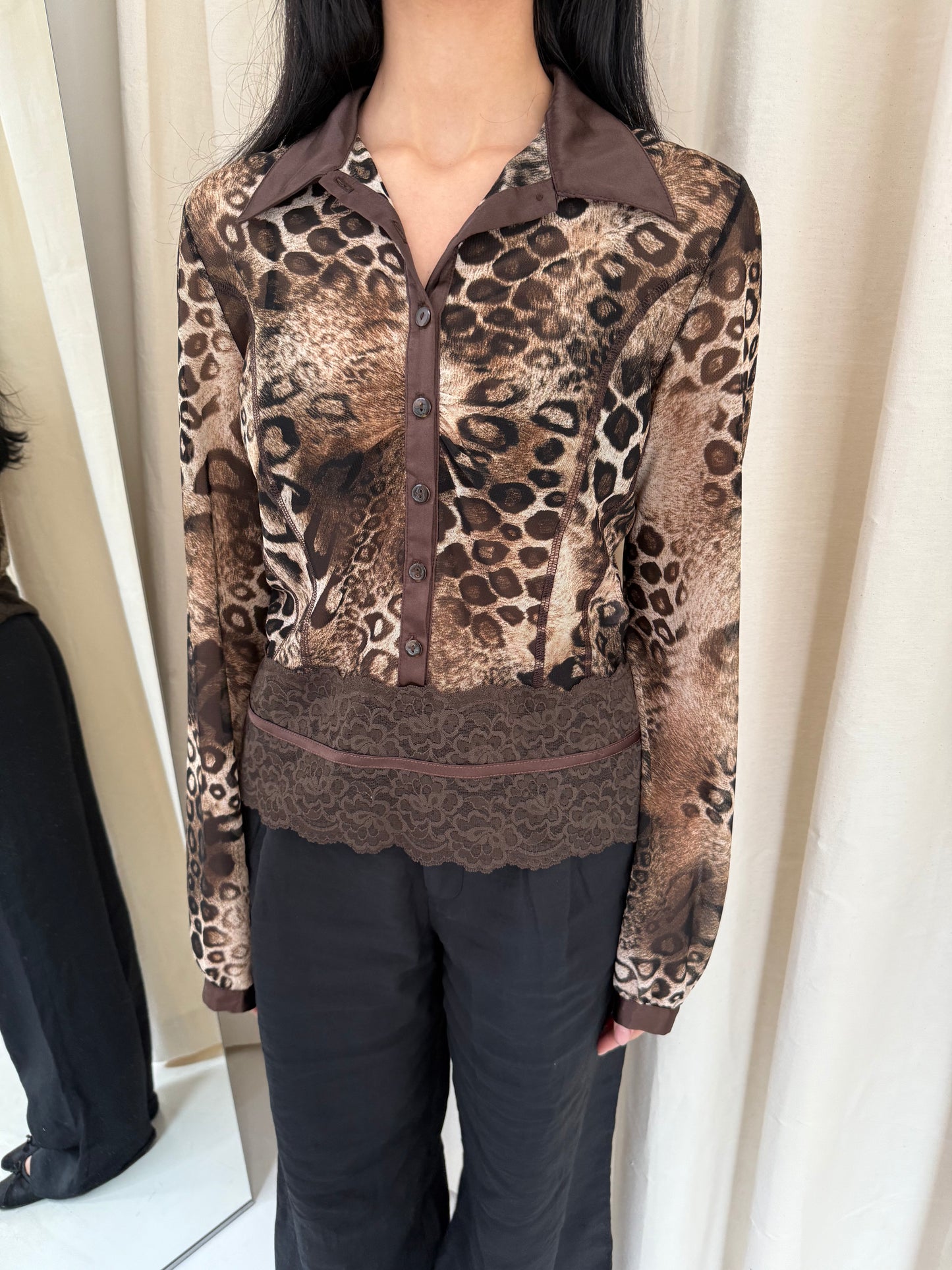 Leopard Print Blouse