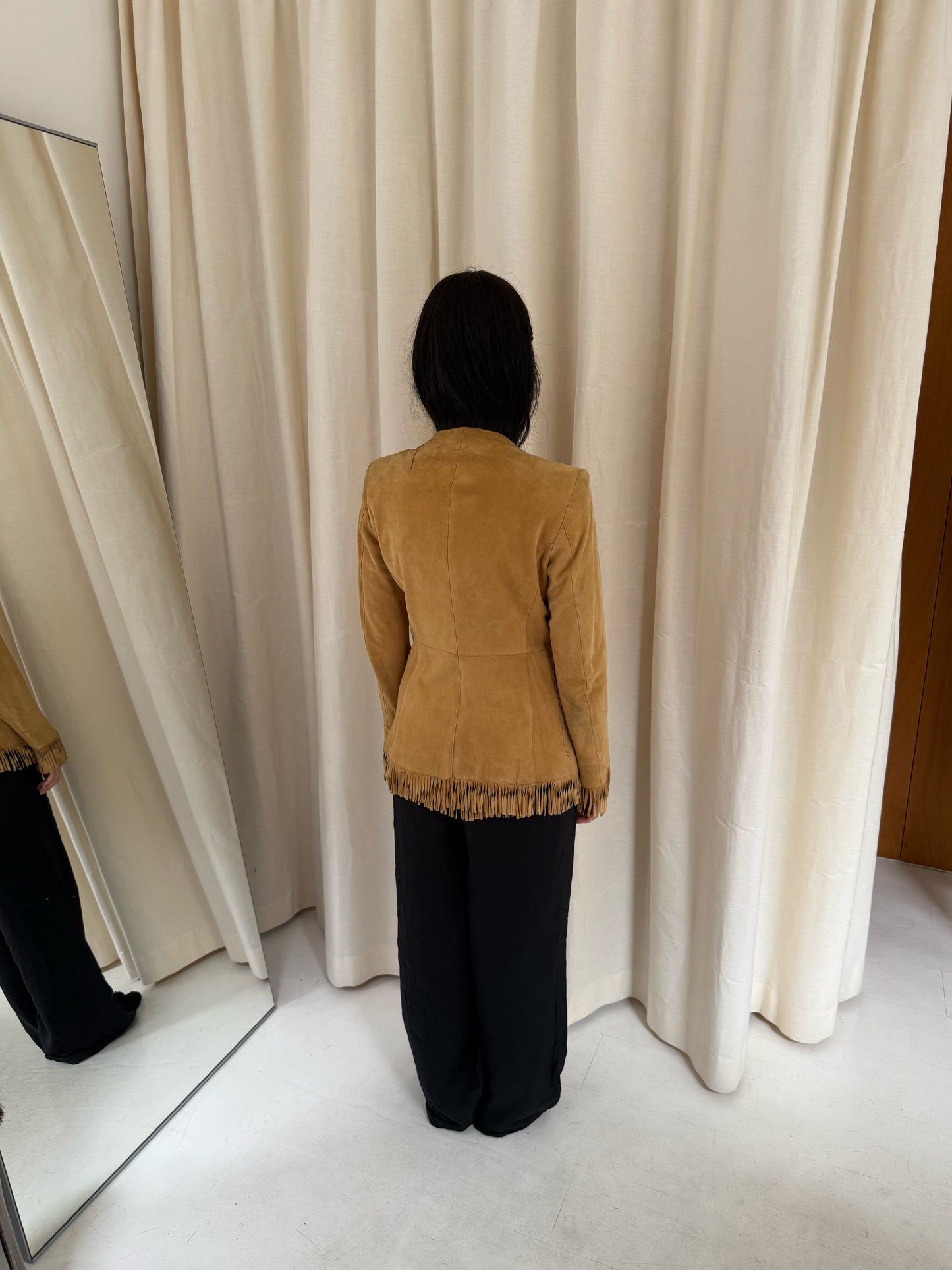 Suede Fringe Jacket
