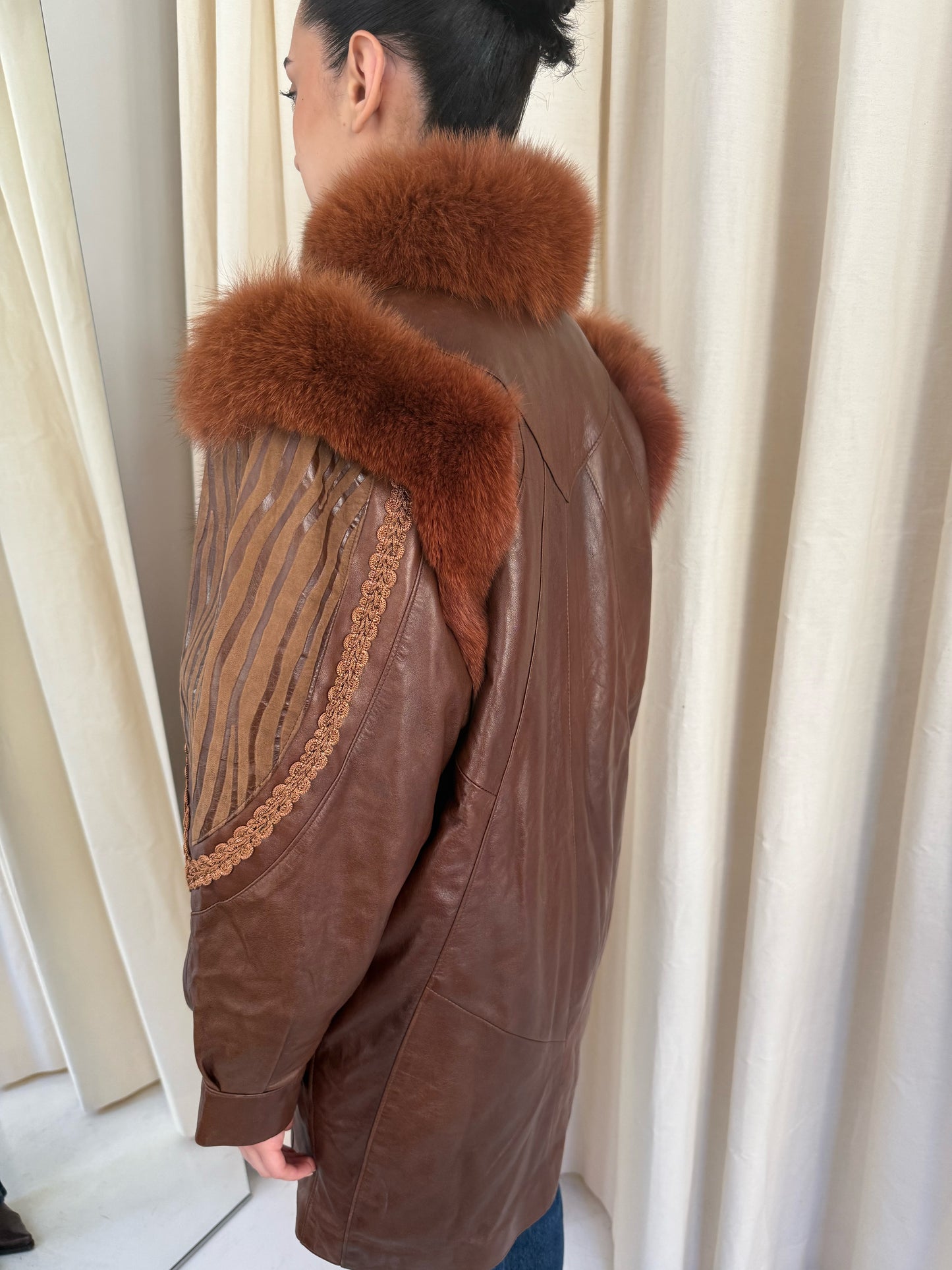 Leather & Fur Coat