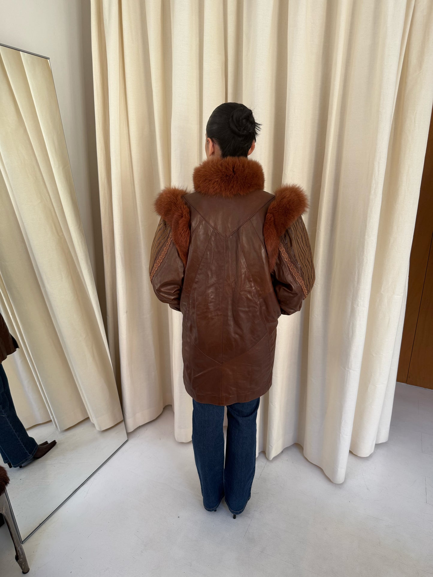 Leather & Fur Coat