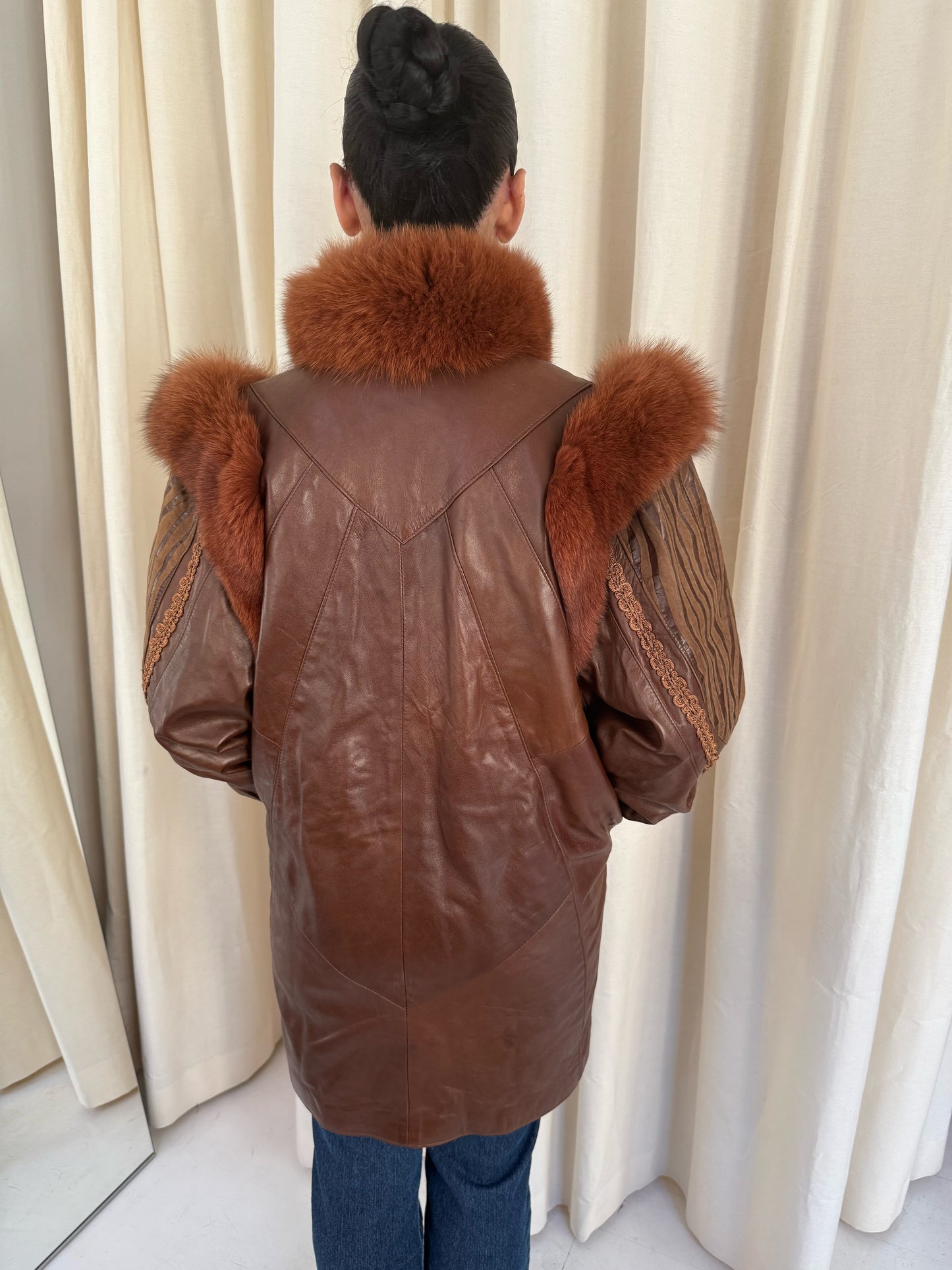 Leather & Fur Coat