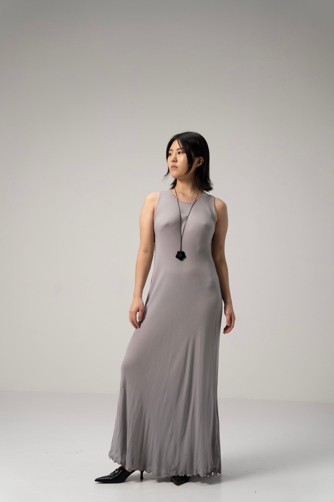 Grey Long Dress