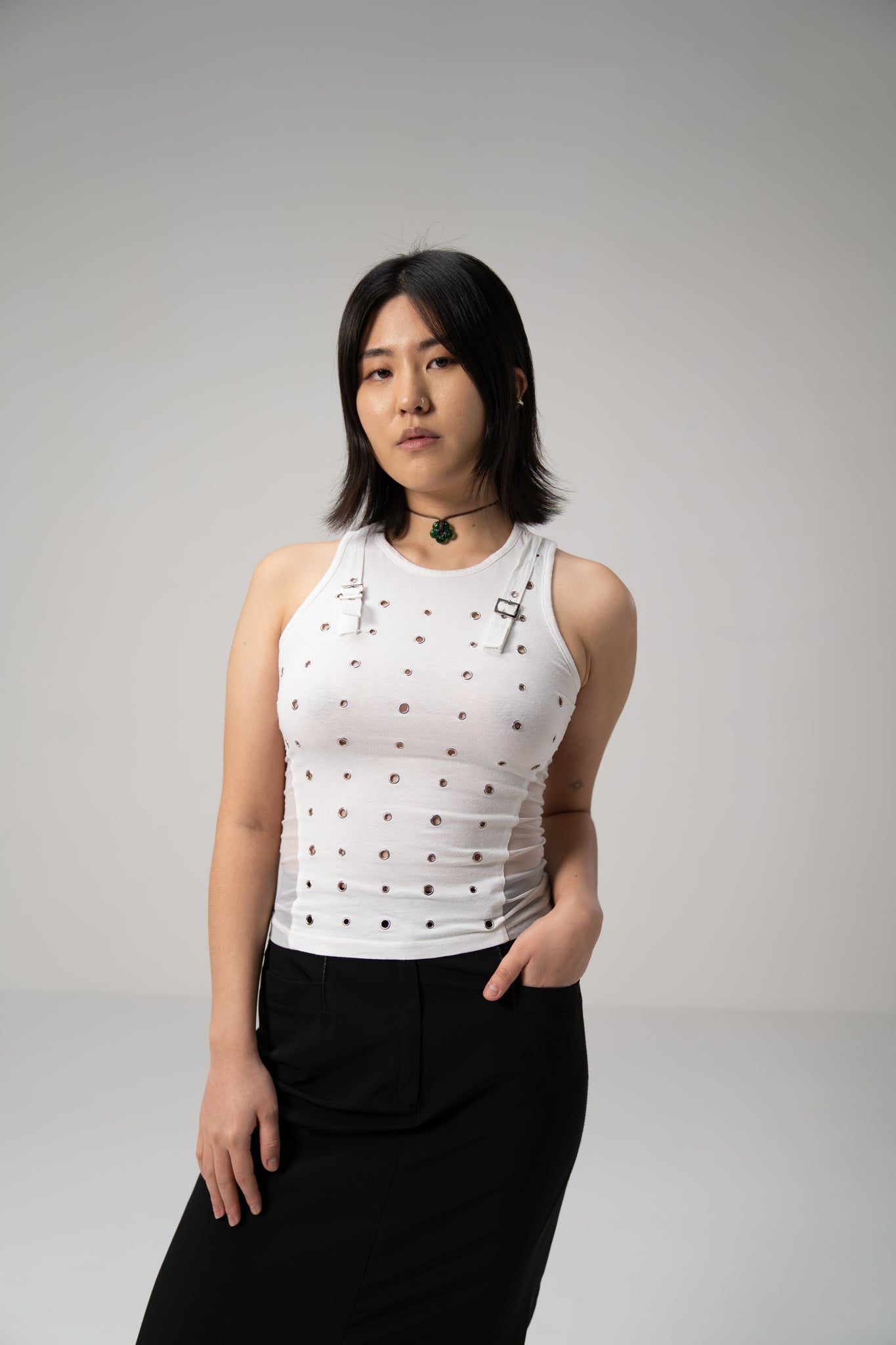 White Metal Tanktop
