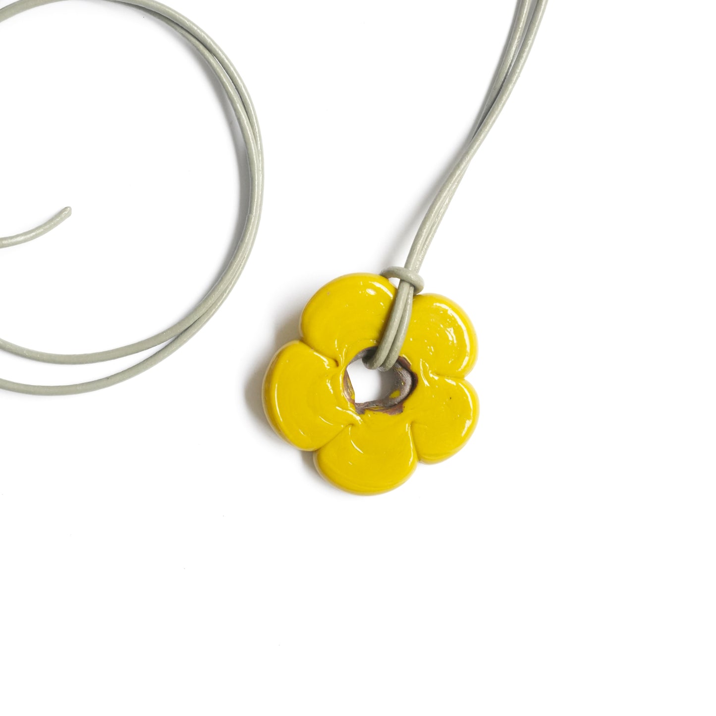 Yellow Flower Necklace