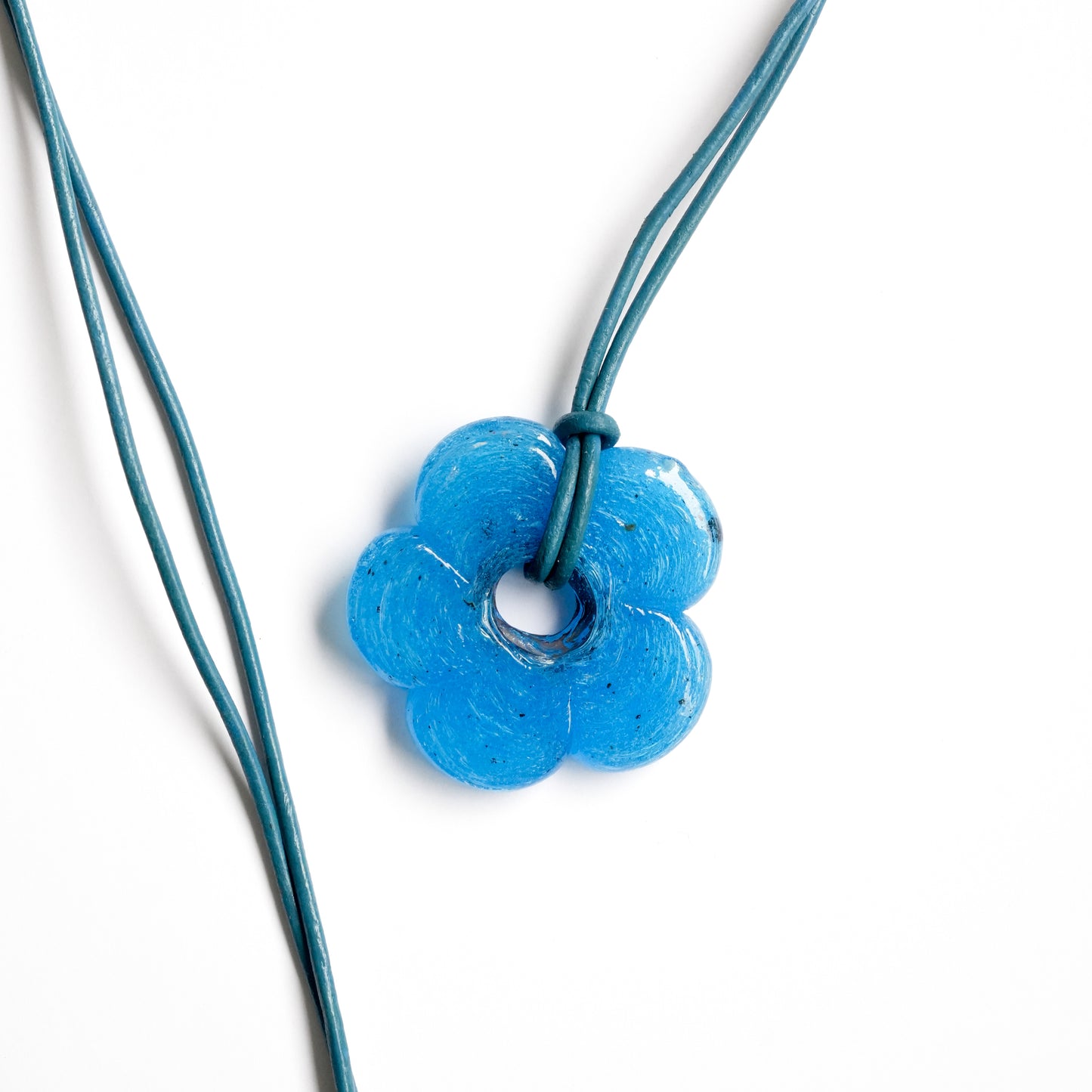 Blue Flower Necklace