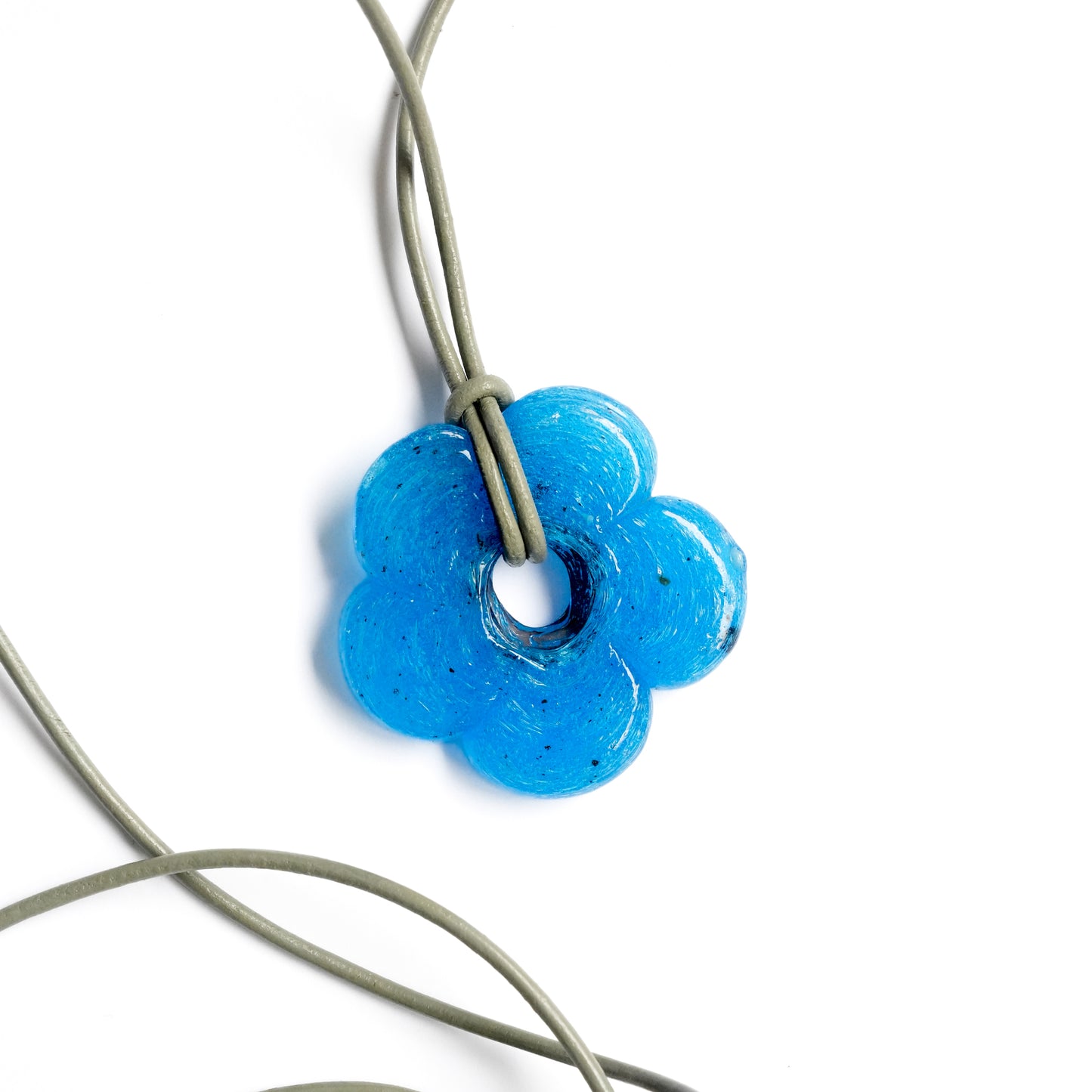 Blue Flower Necklace