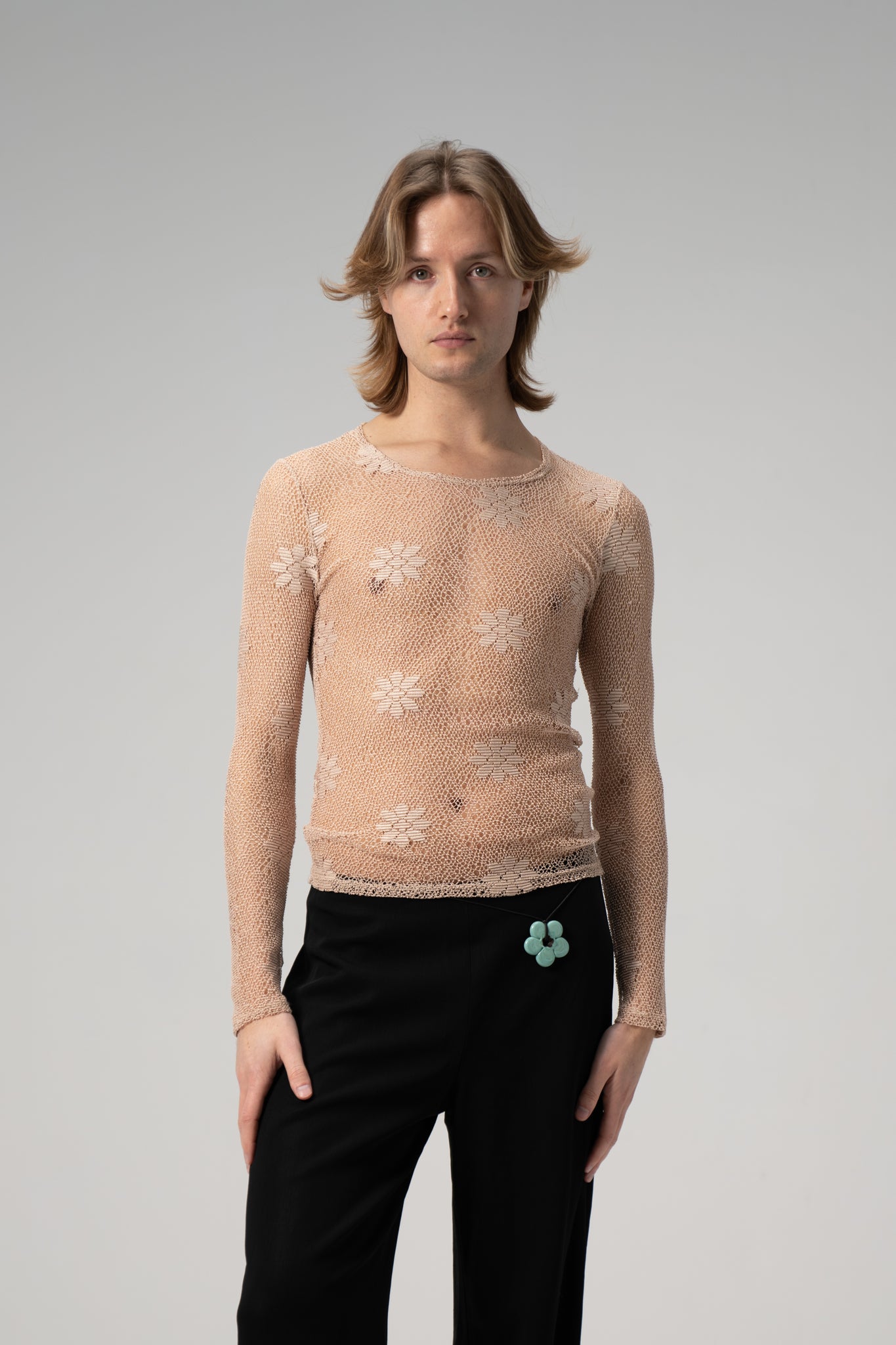 Crochet Long Sleeve Top