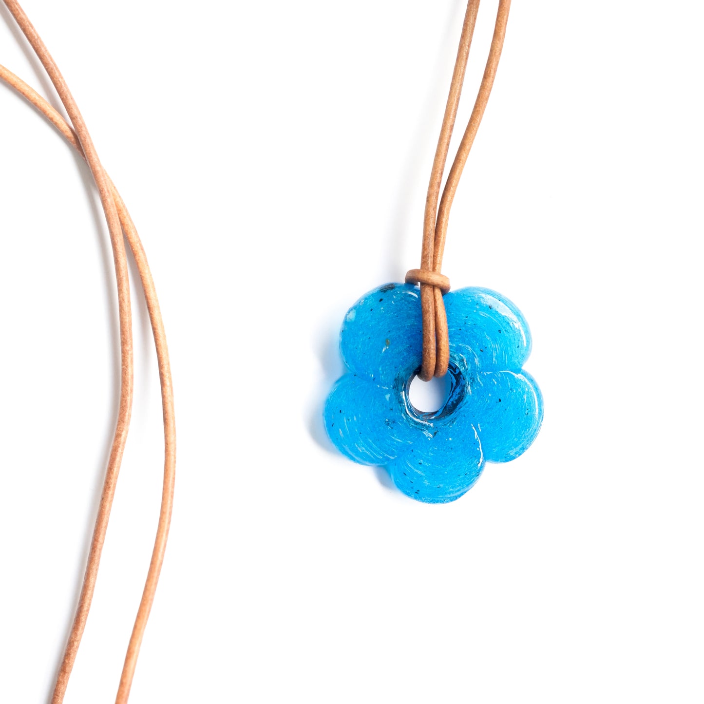 Blue Flower Necklace