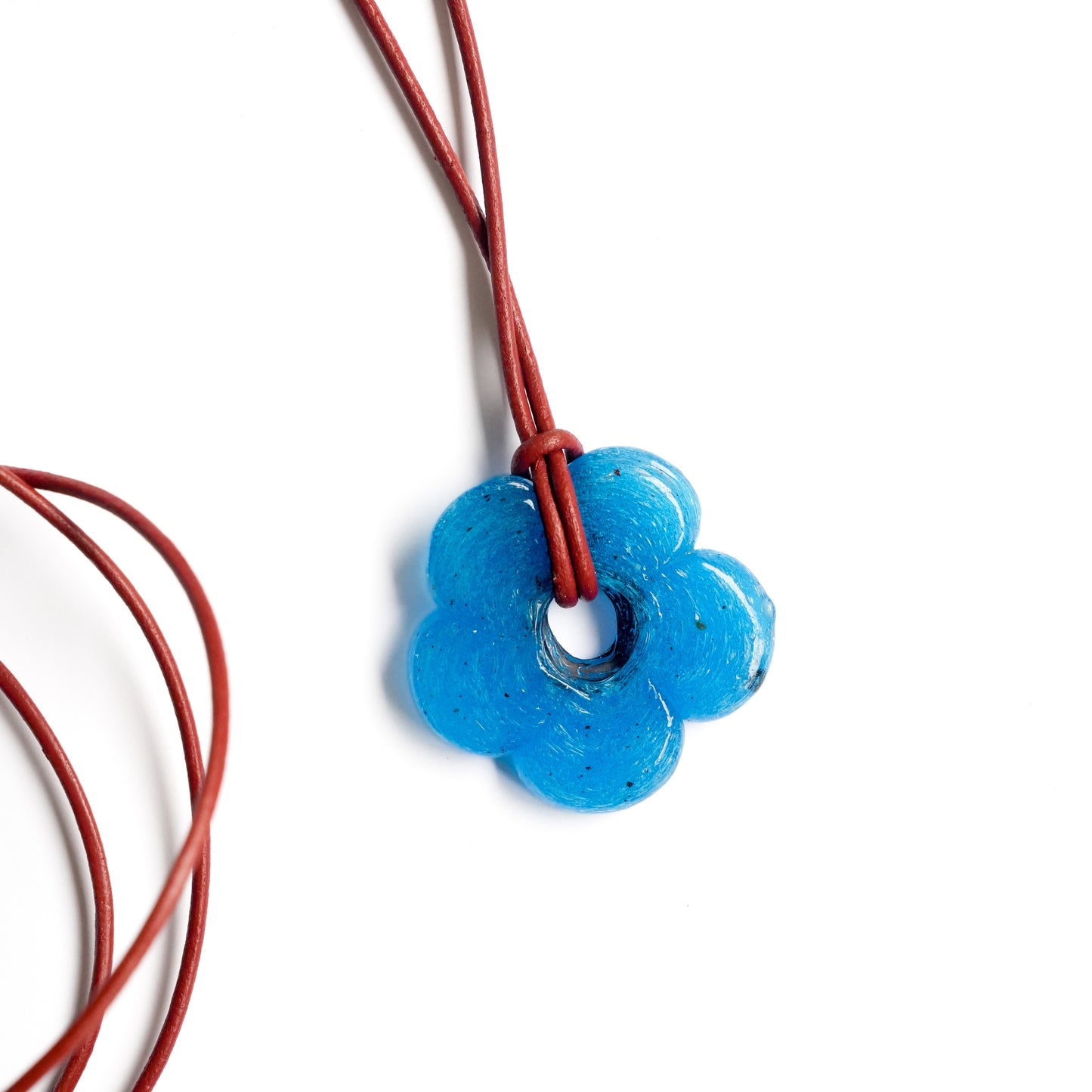 Blue Flower Necklace