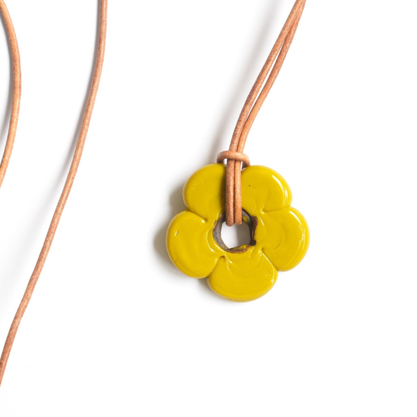 Yellow Flower Necklace